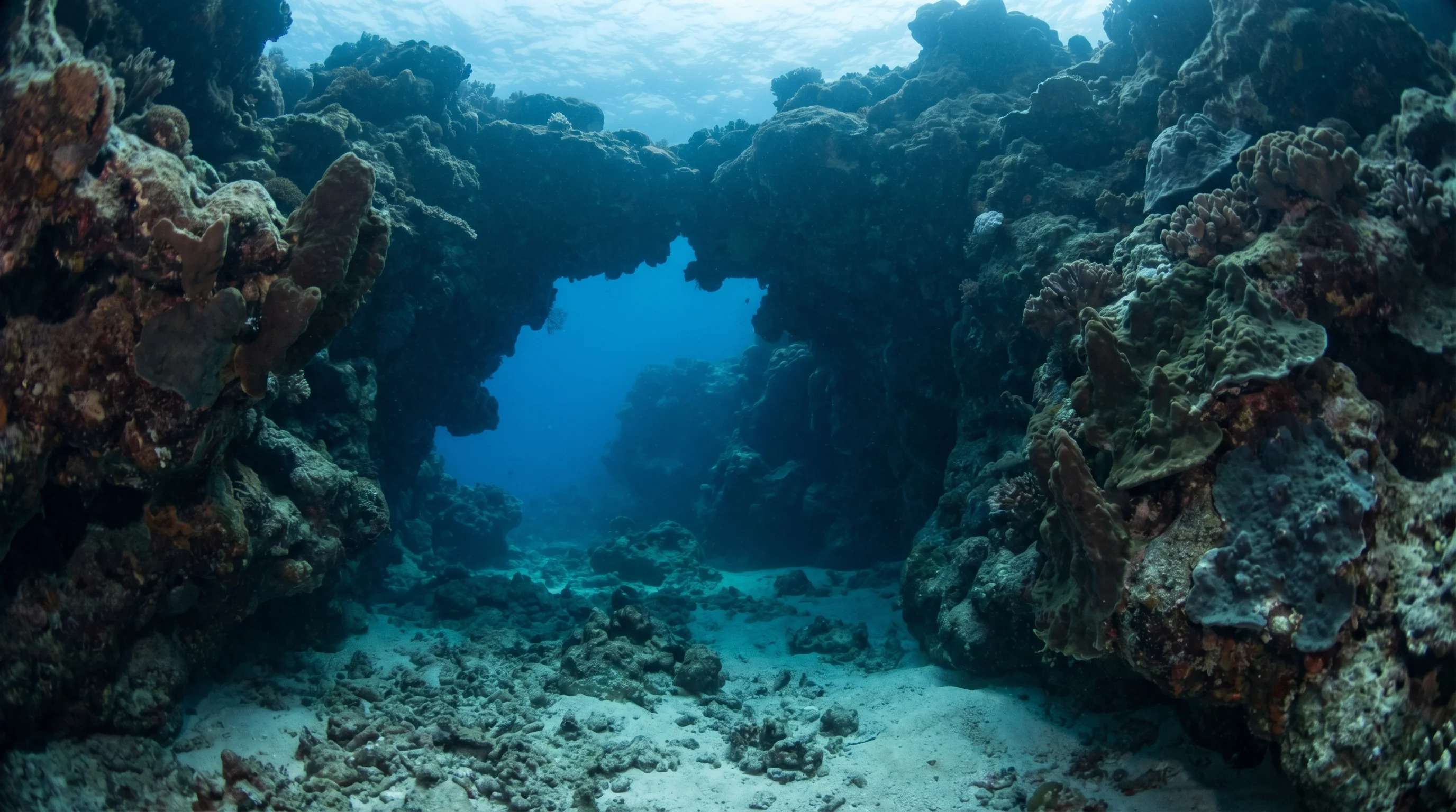 Dive site in Sulawesi