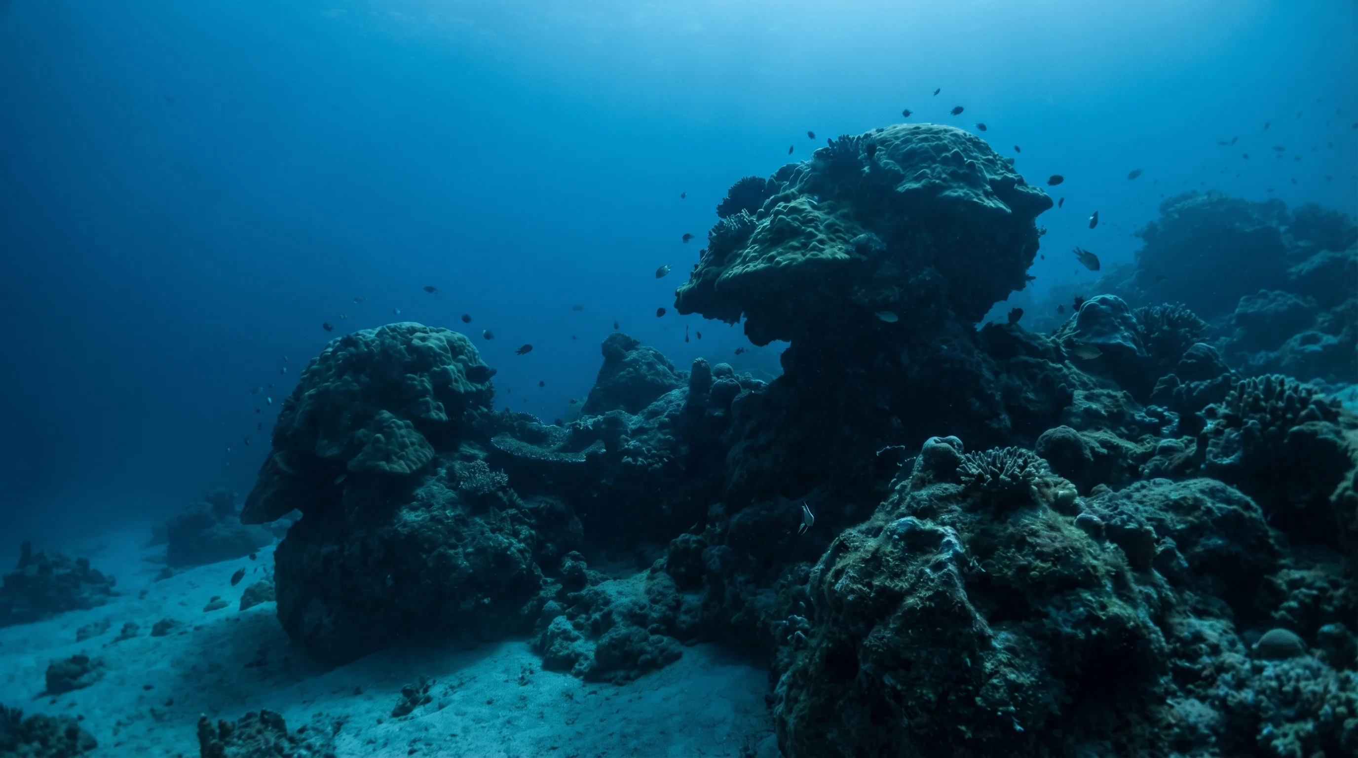 Dive site in Padang Bai