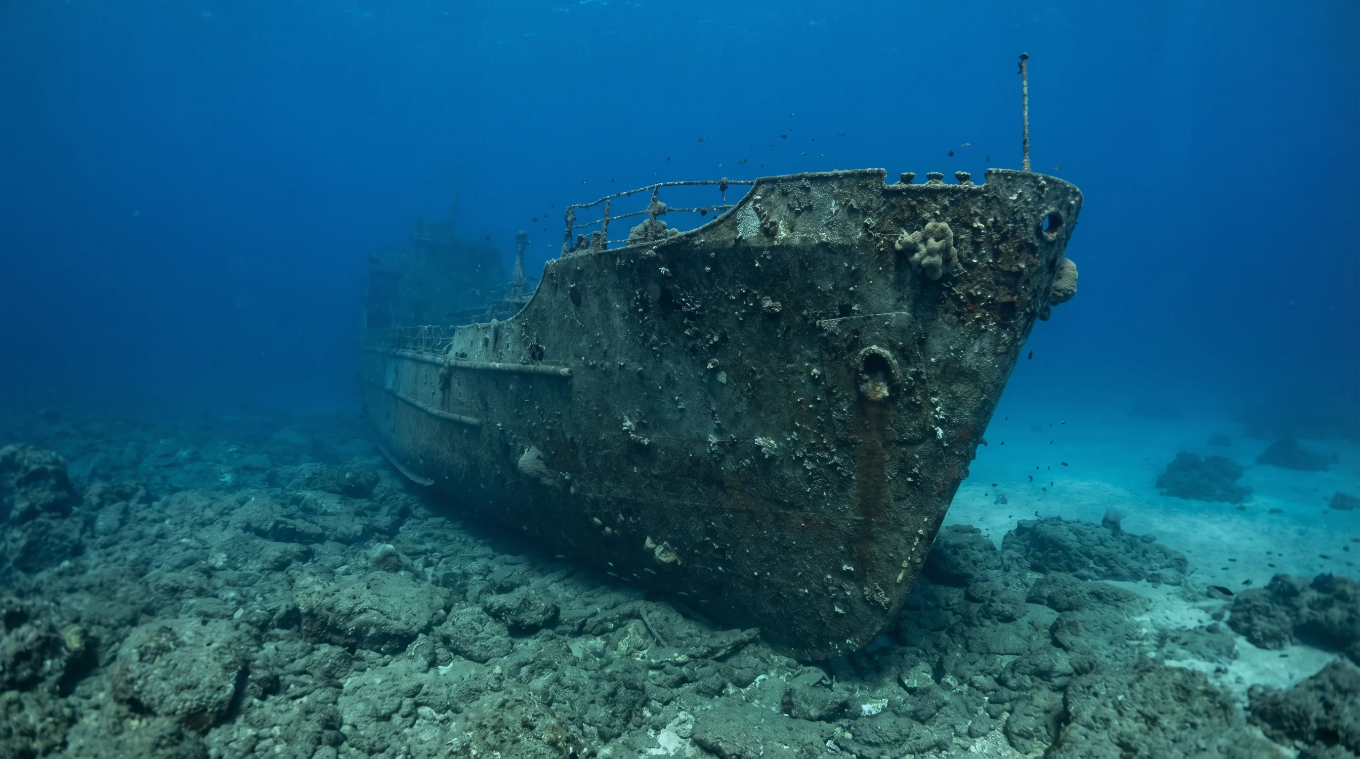 Dive site in Corfu