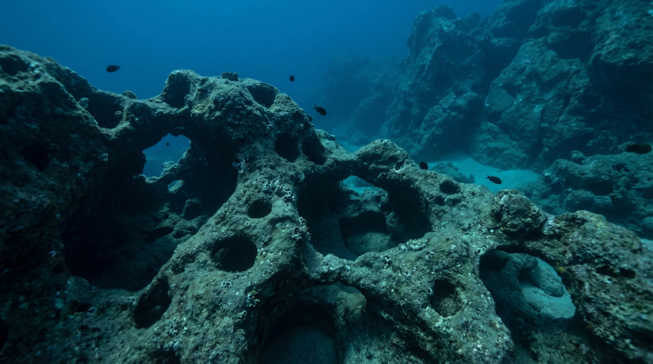 Dive site in Corfu