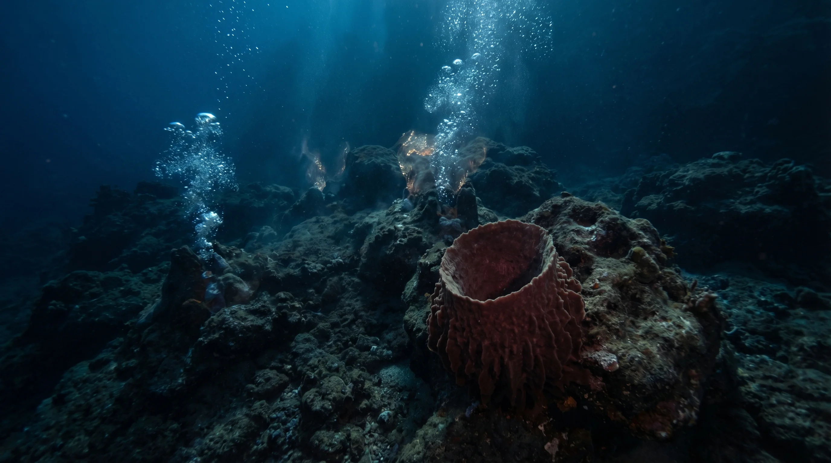Volcano bubbles