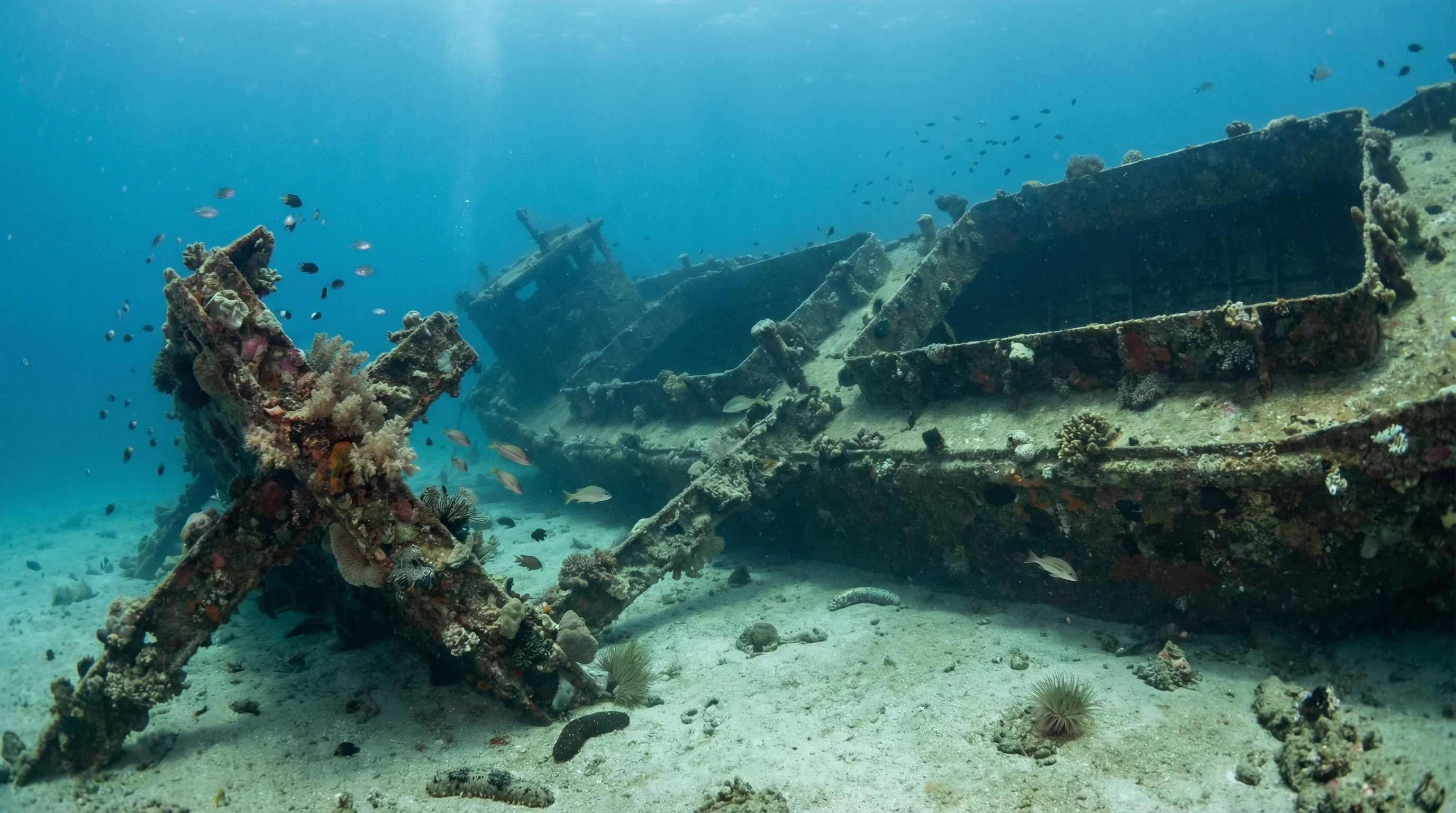 Dive site in Boonsung Wreck