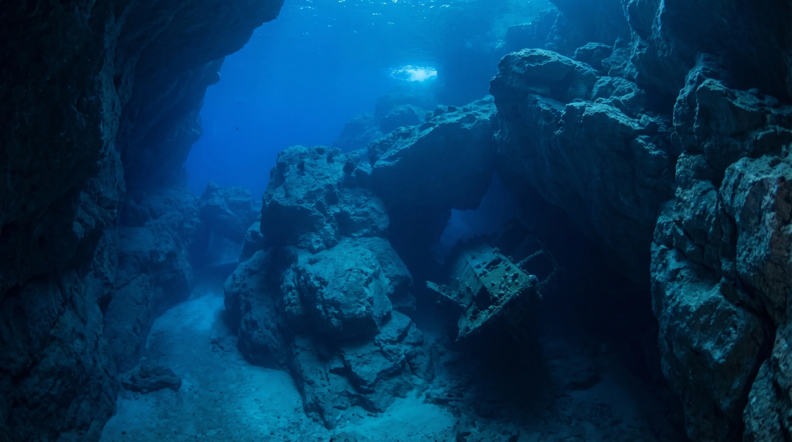 Dive site in Paxos