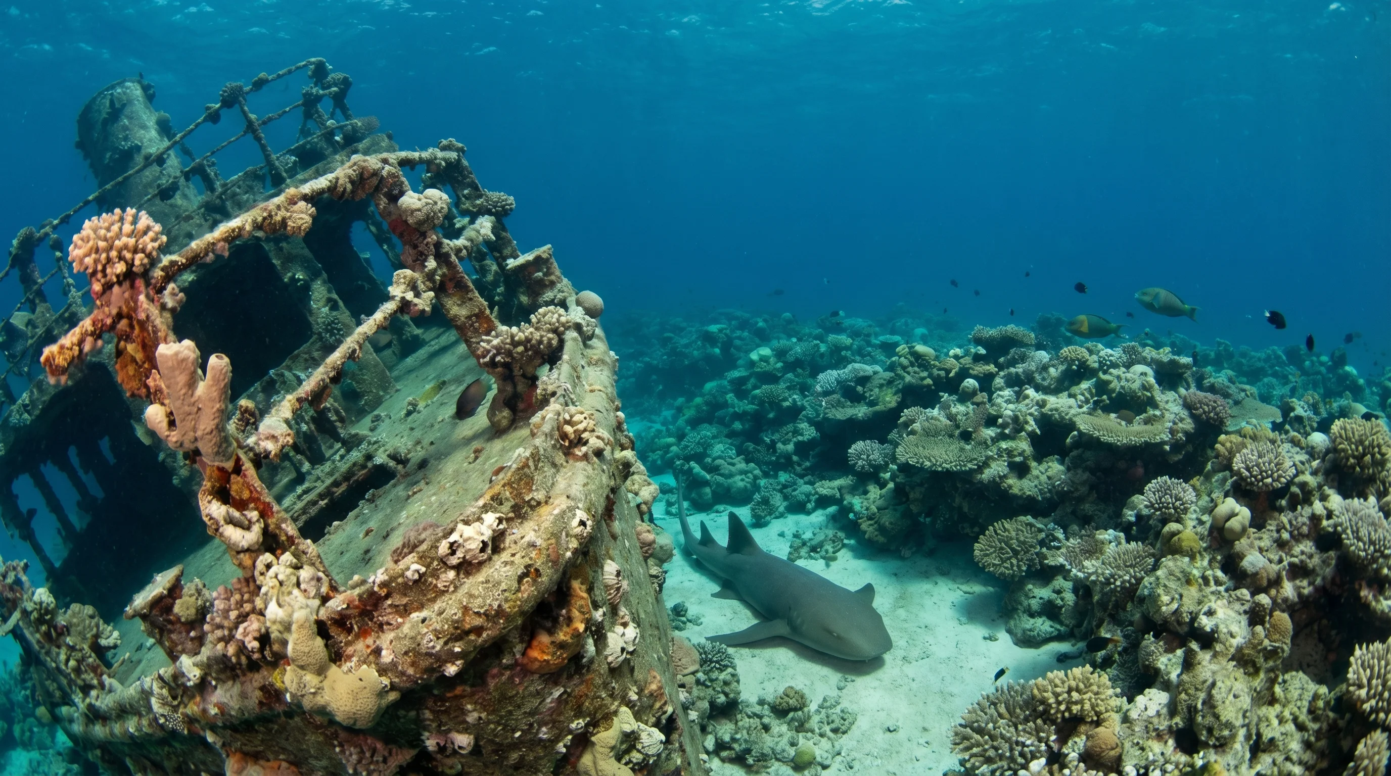 Dive site in Fury Shoal