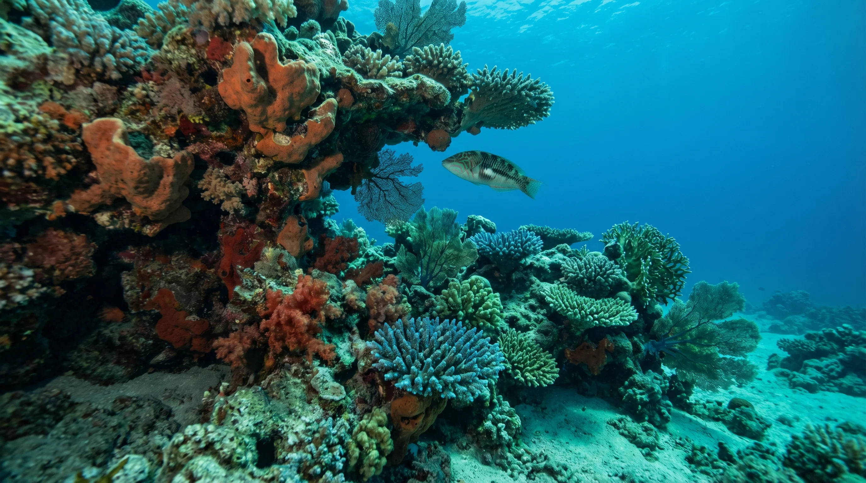 Dive site in Strait of Tiran
