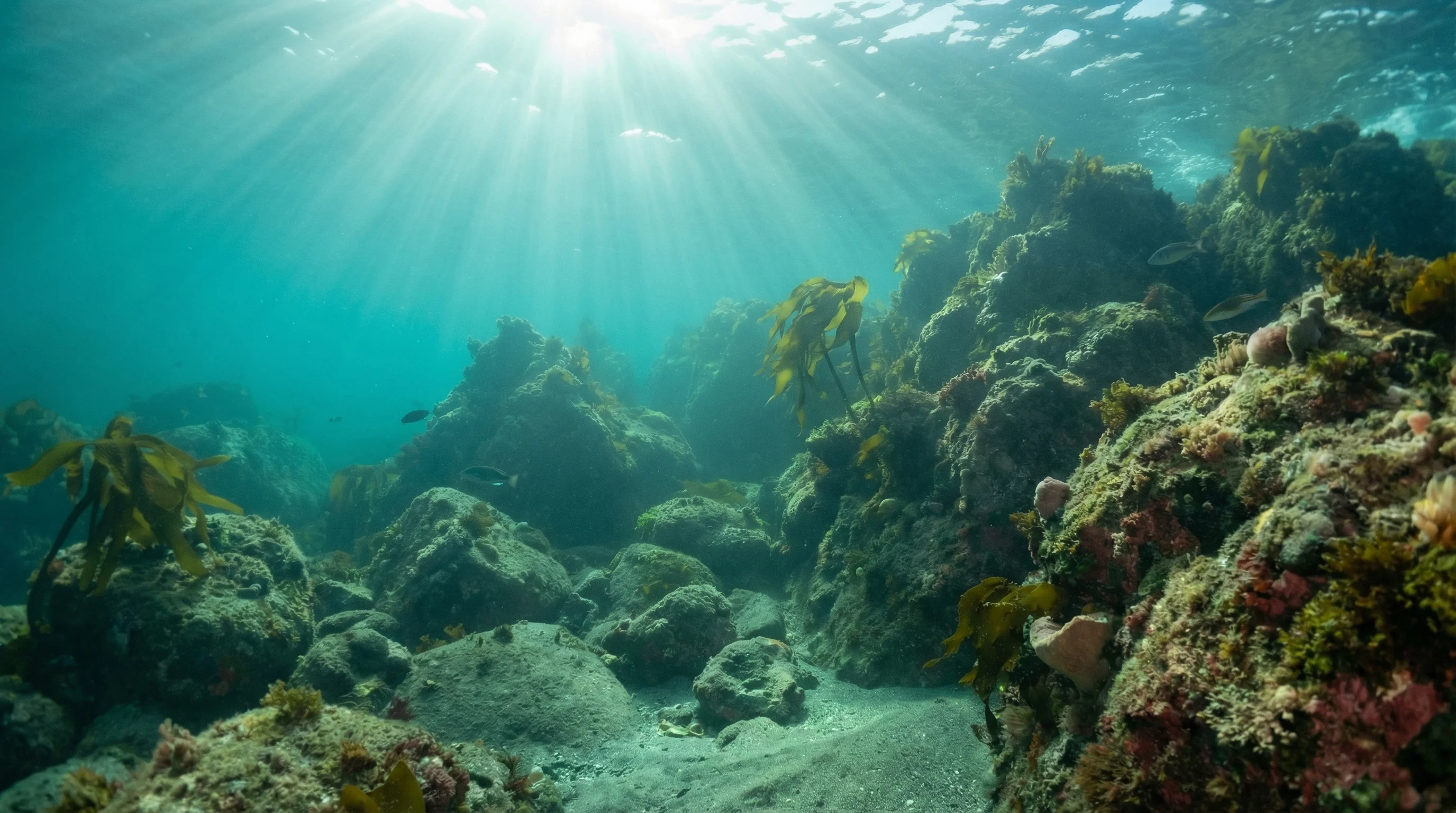Dive site in South Island