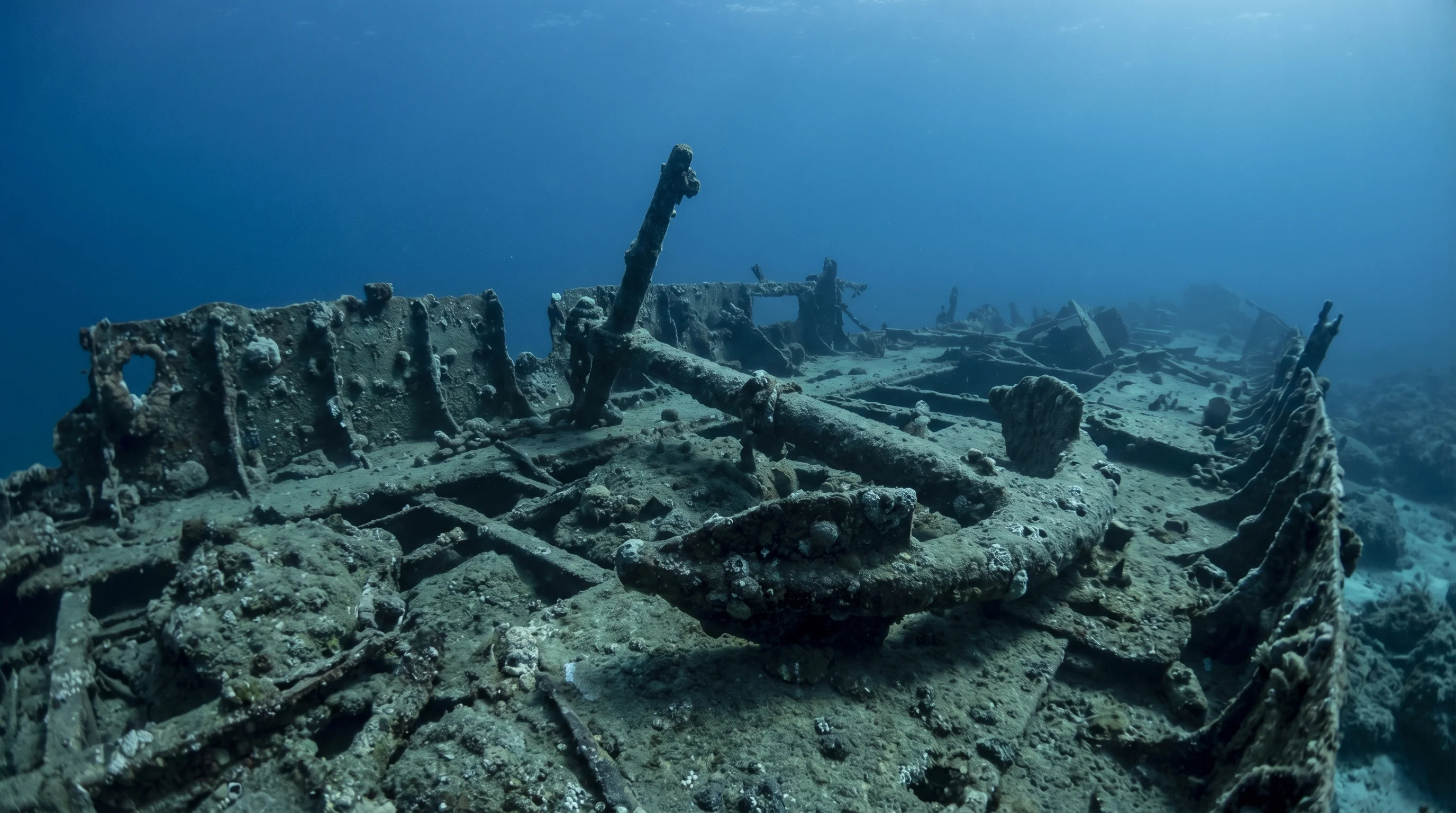 Dive site in Corfu