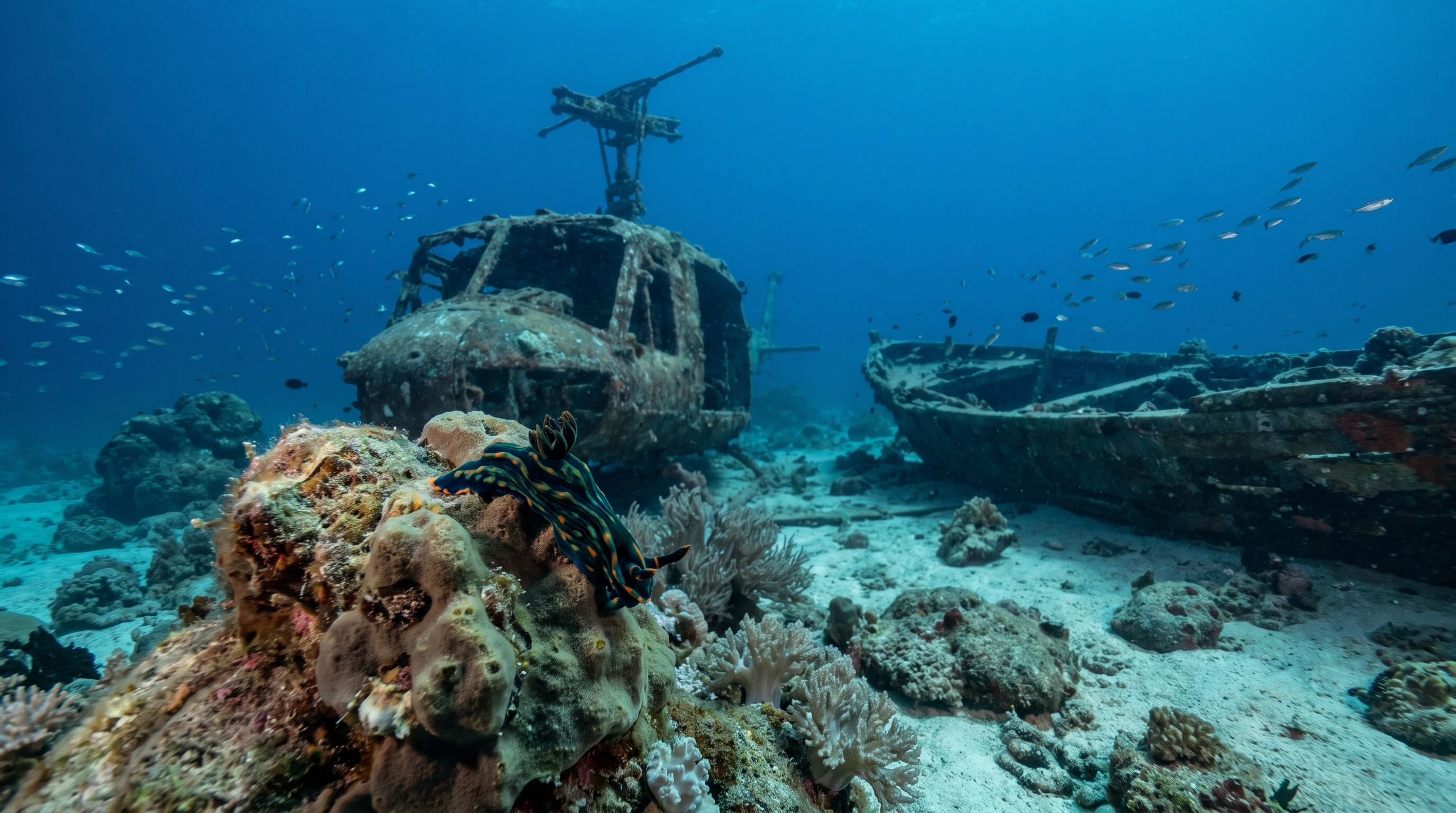 Aquaventure Helicopter and Boat Wreck