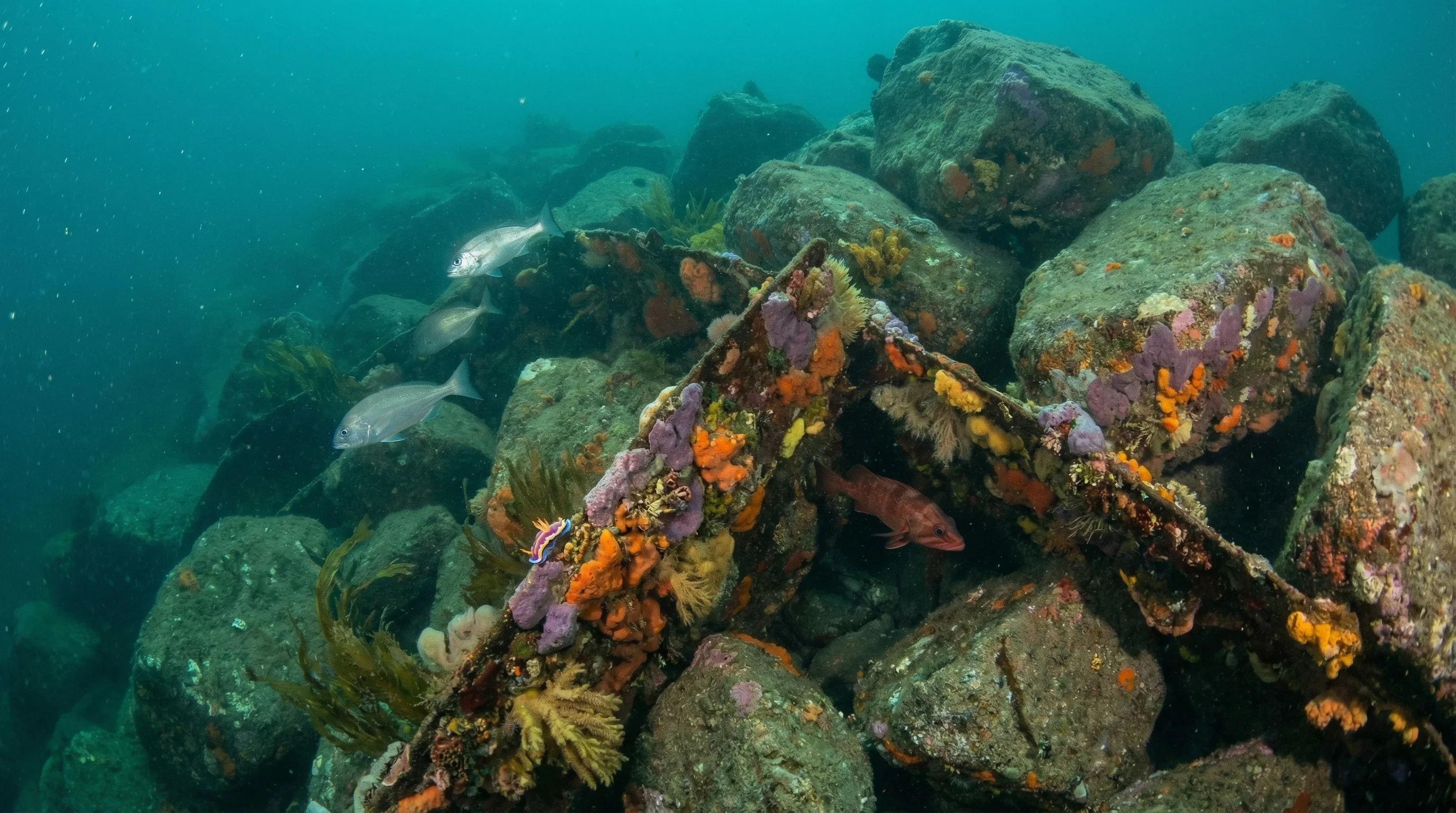 Dive site in Otago