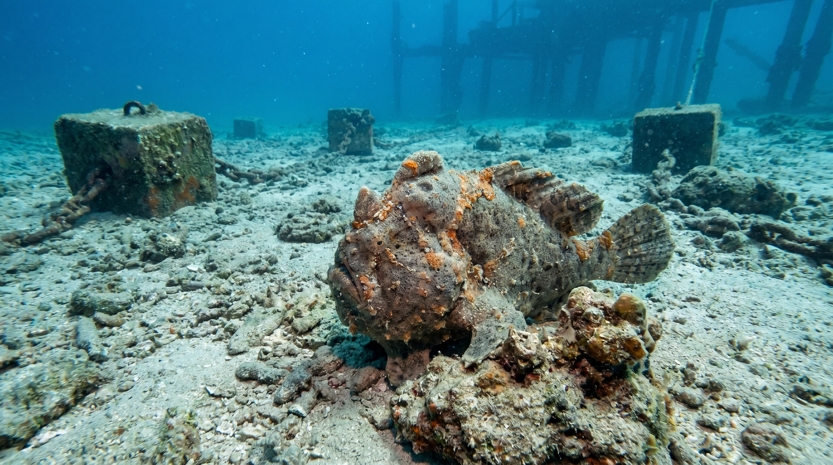 Dive site in Mabul Island