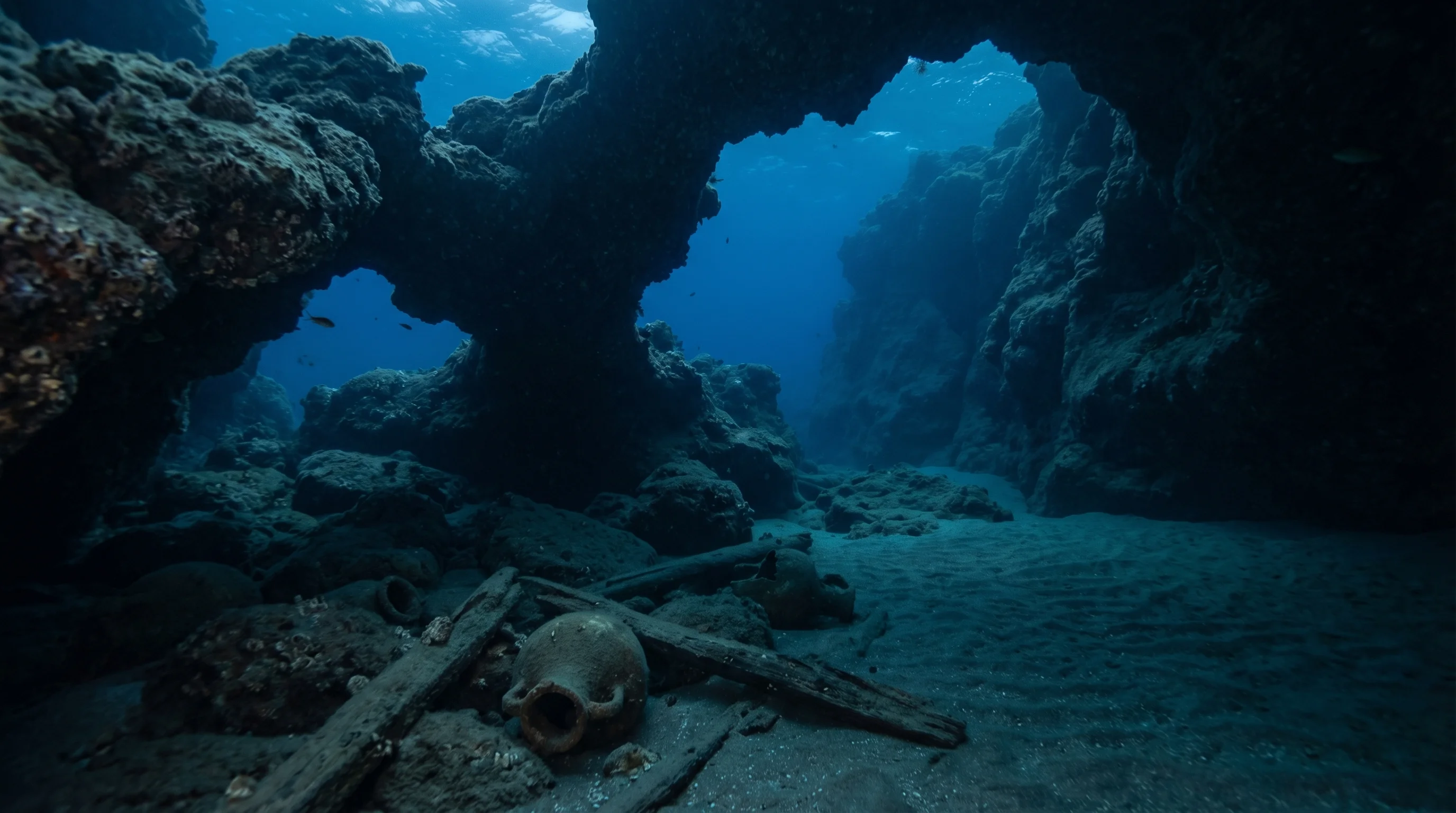 Dive site in North Aegean Islands