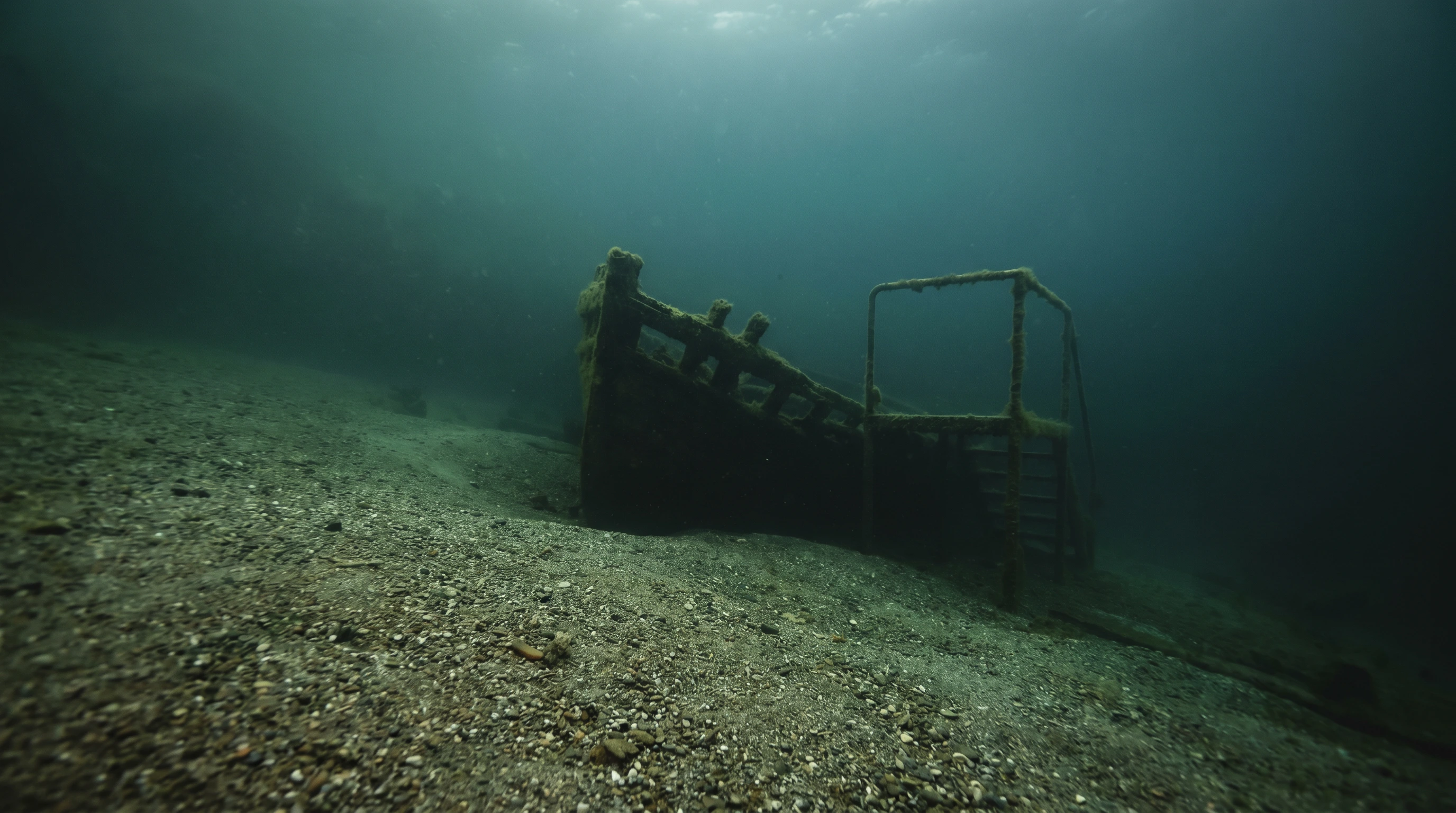 Dive site in Lake Garda