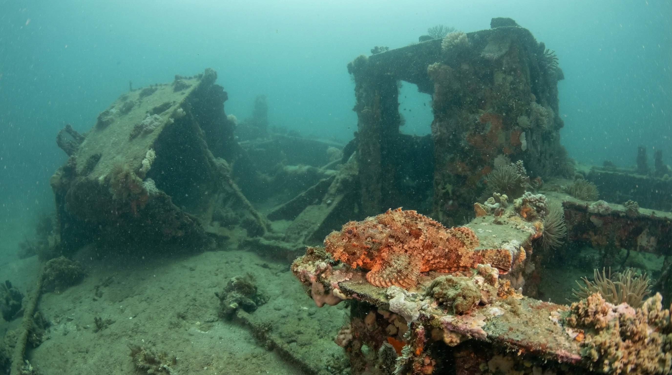 Dive site in Boonsung Wreck