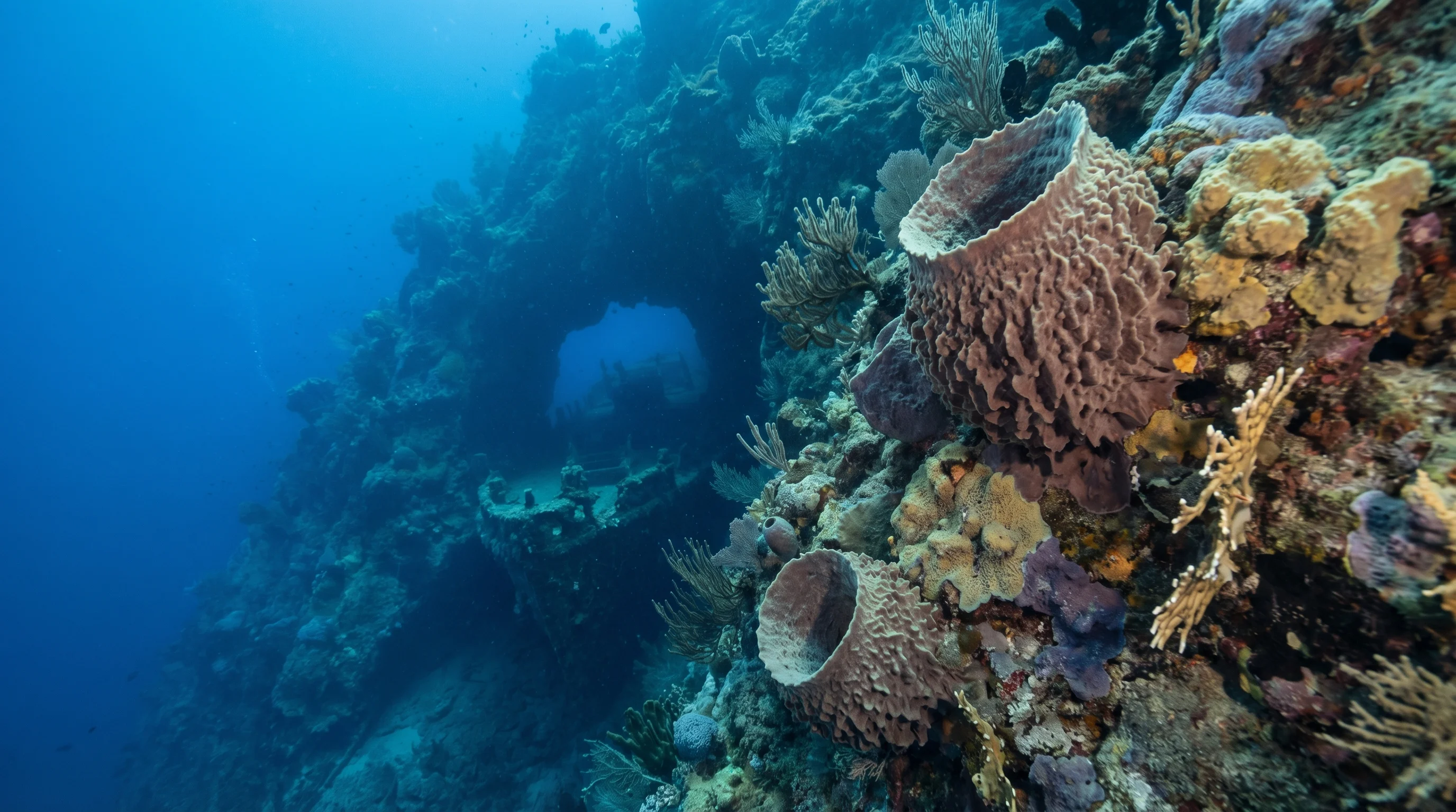 Dive site in Northern Greece