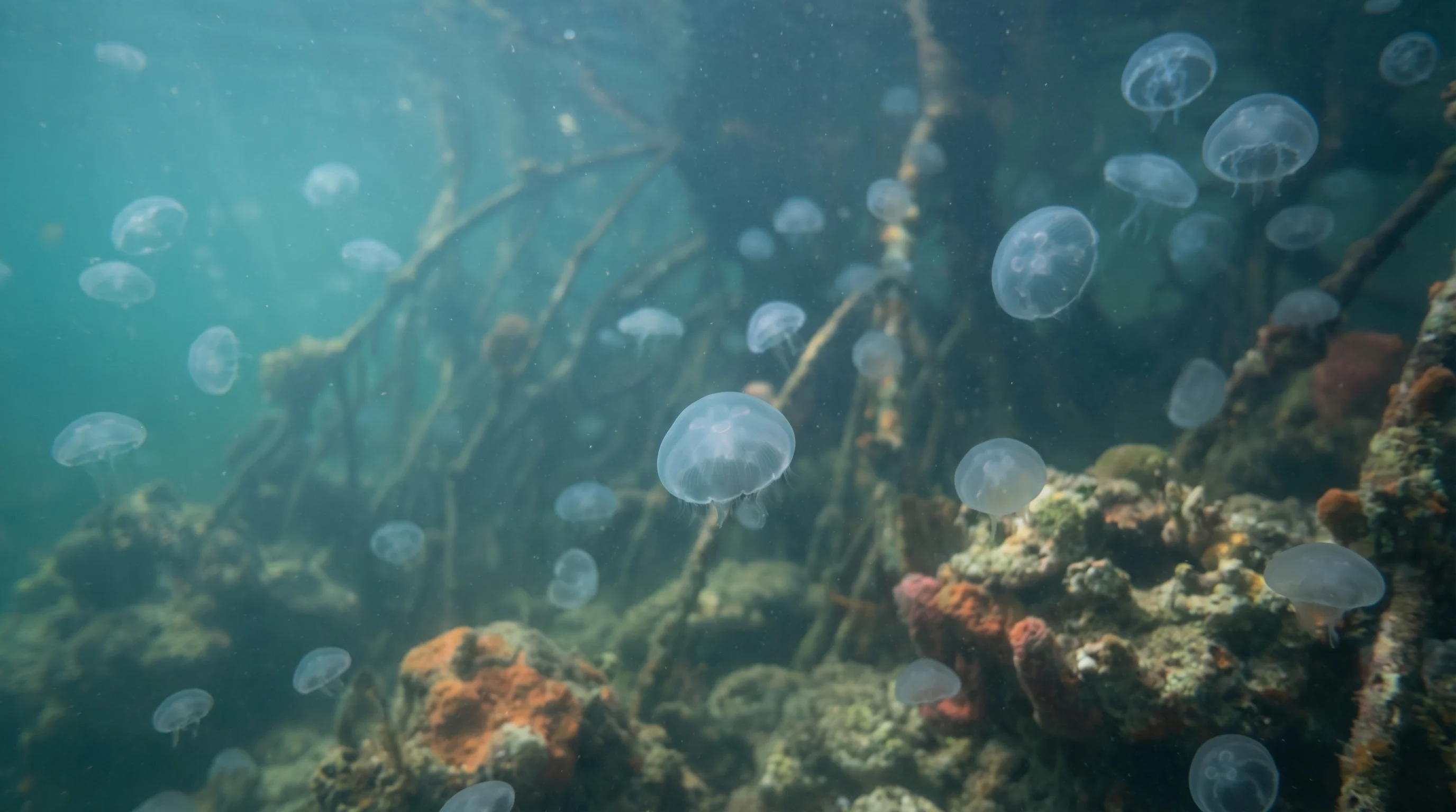 Dive site in Kakaban Island