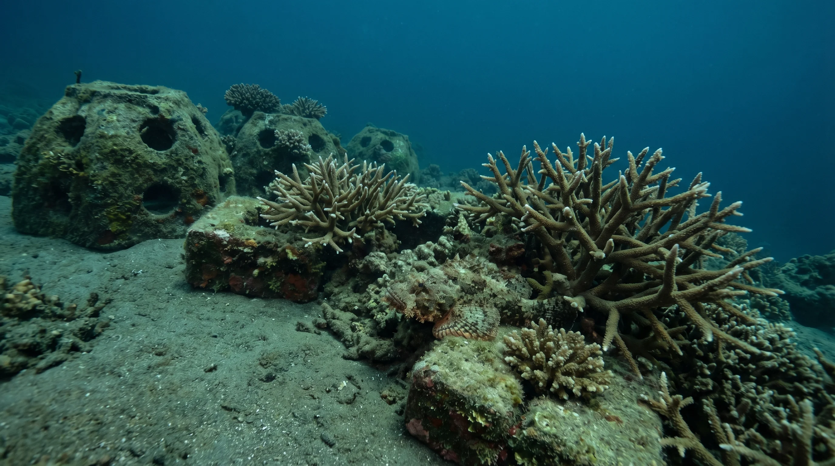 Dive site in Manado Tua