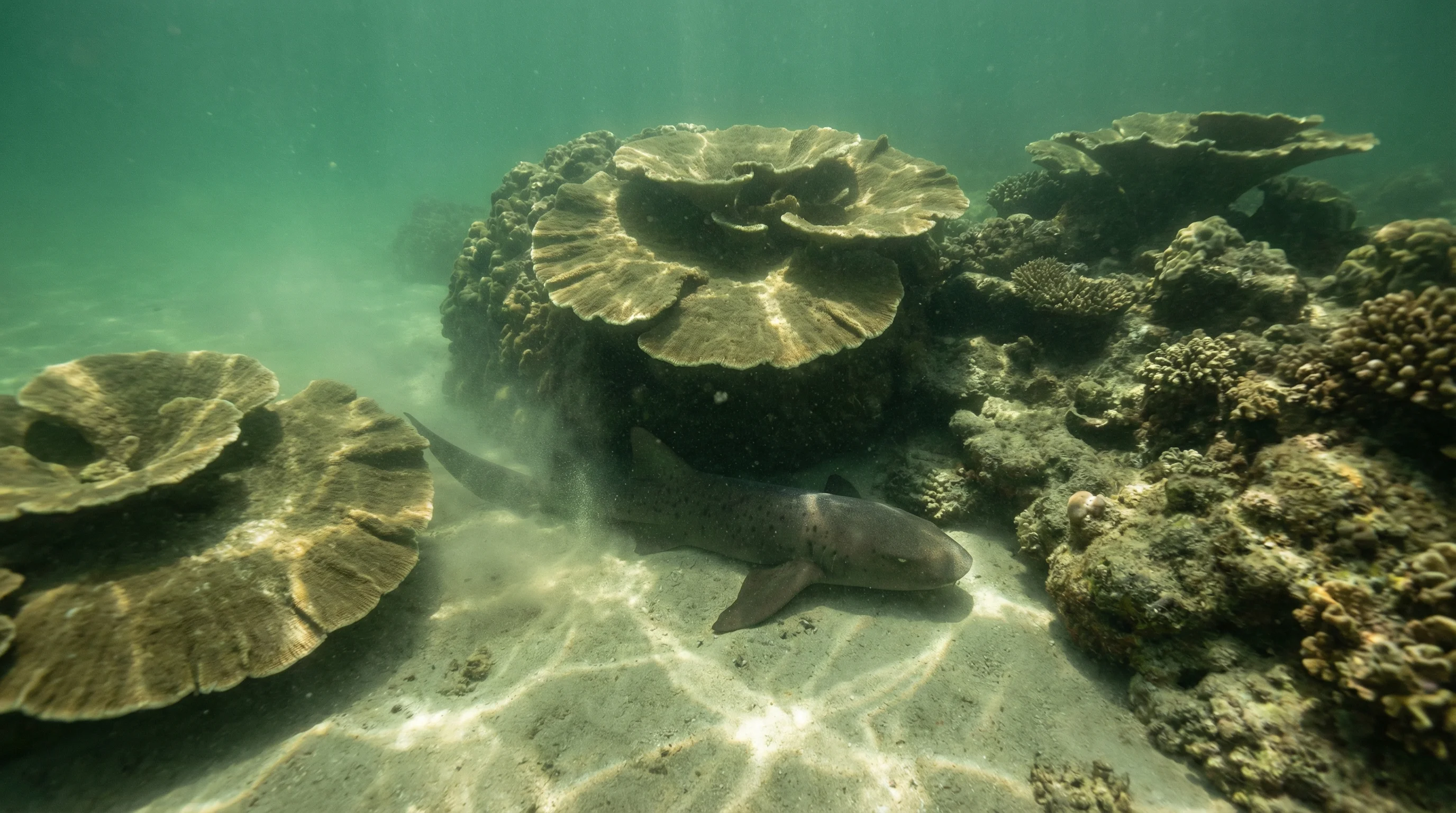 Dive site in Coral Bay