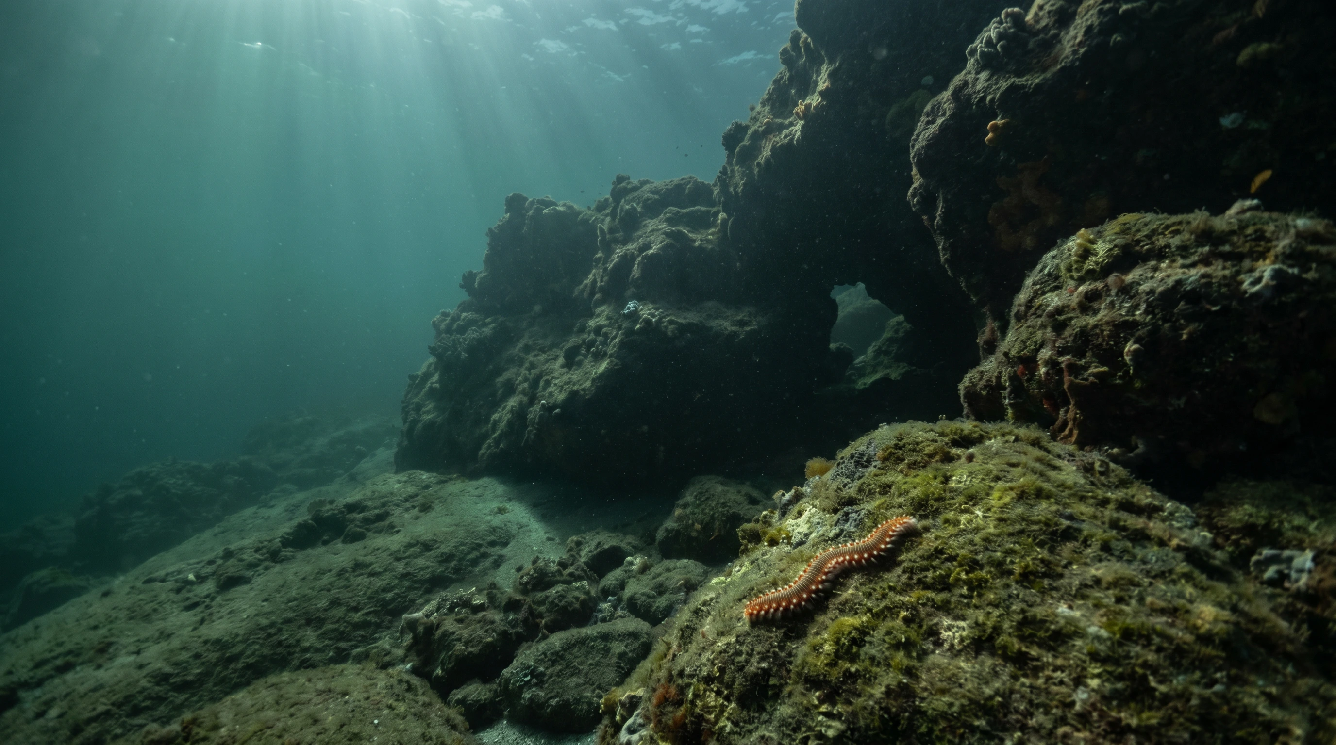 Dive site in Sicily