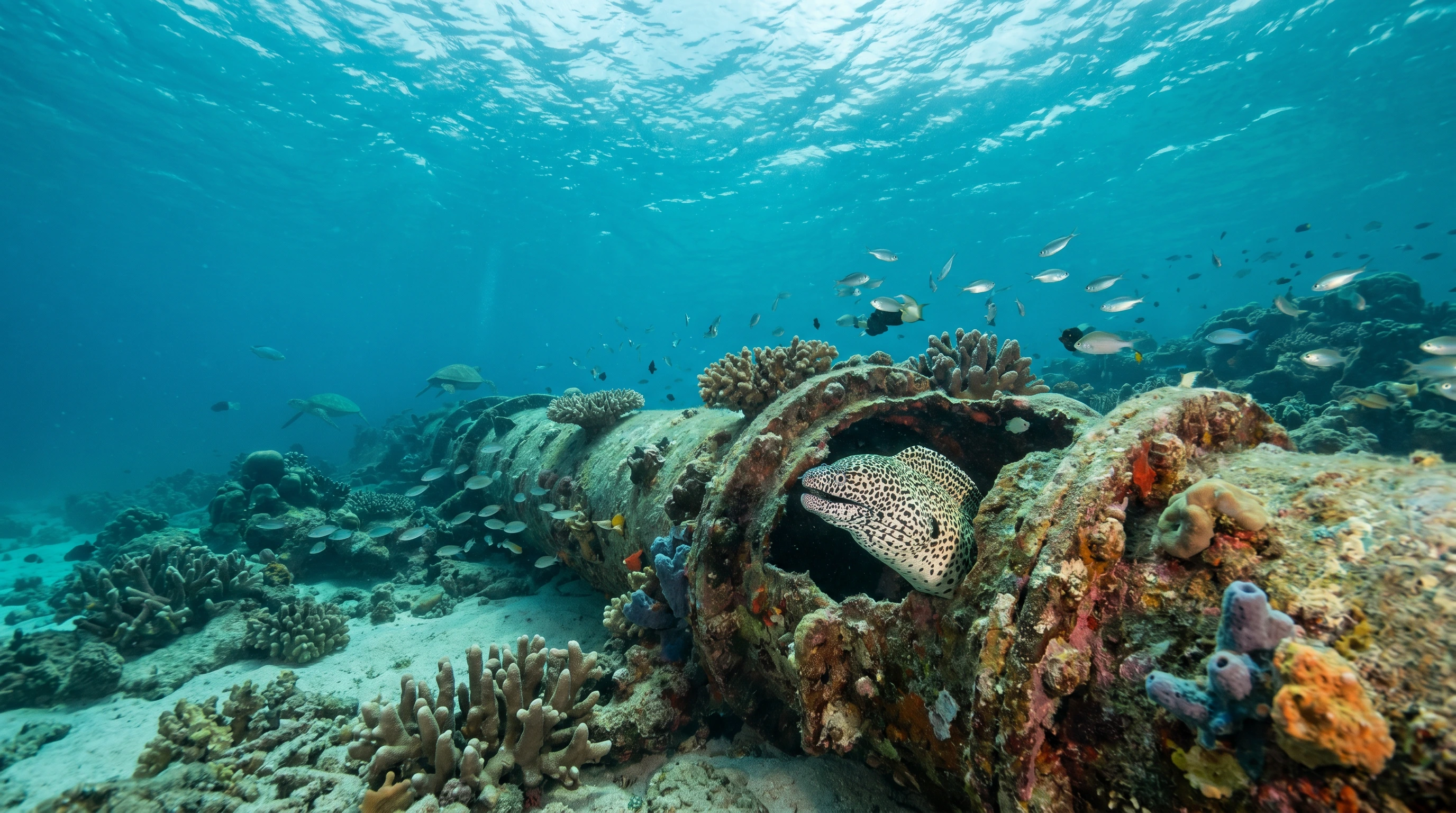 Dive site in Oahu