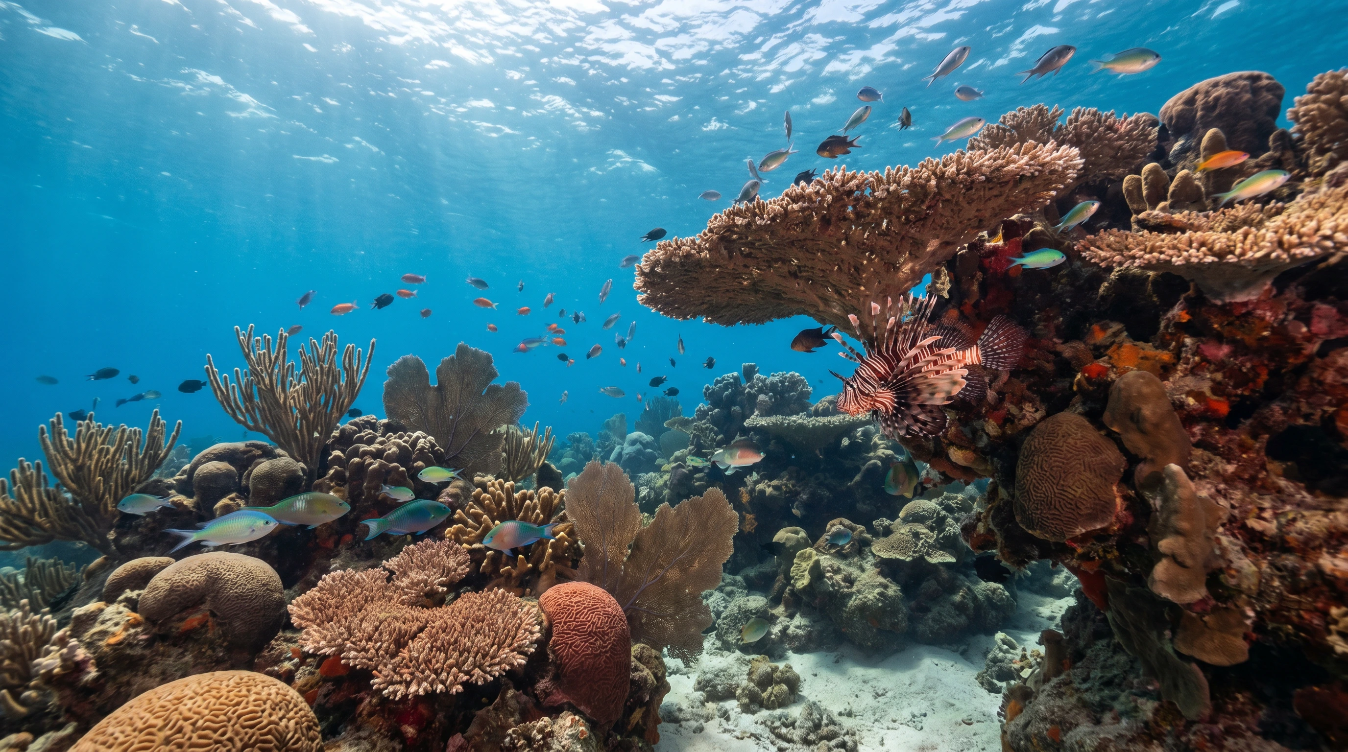 Dive site in East Point and Klein Curacao