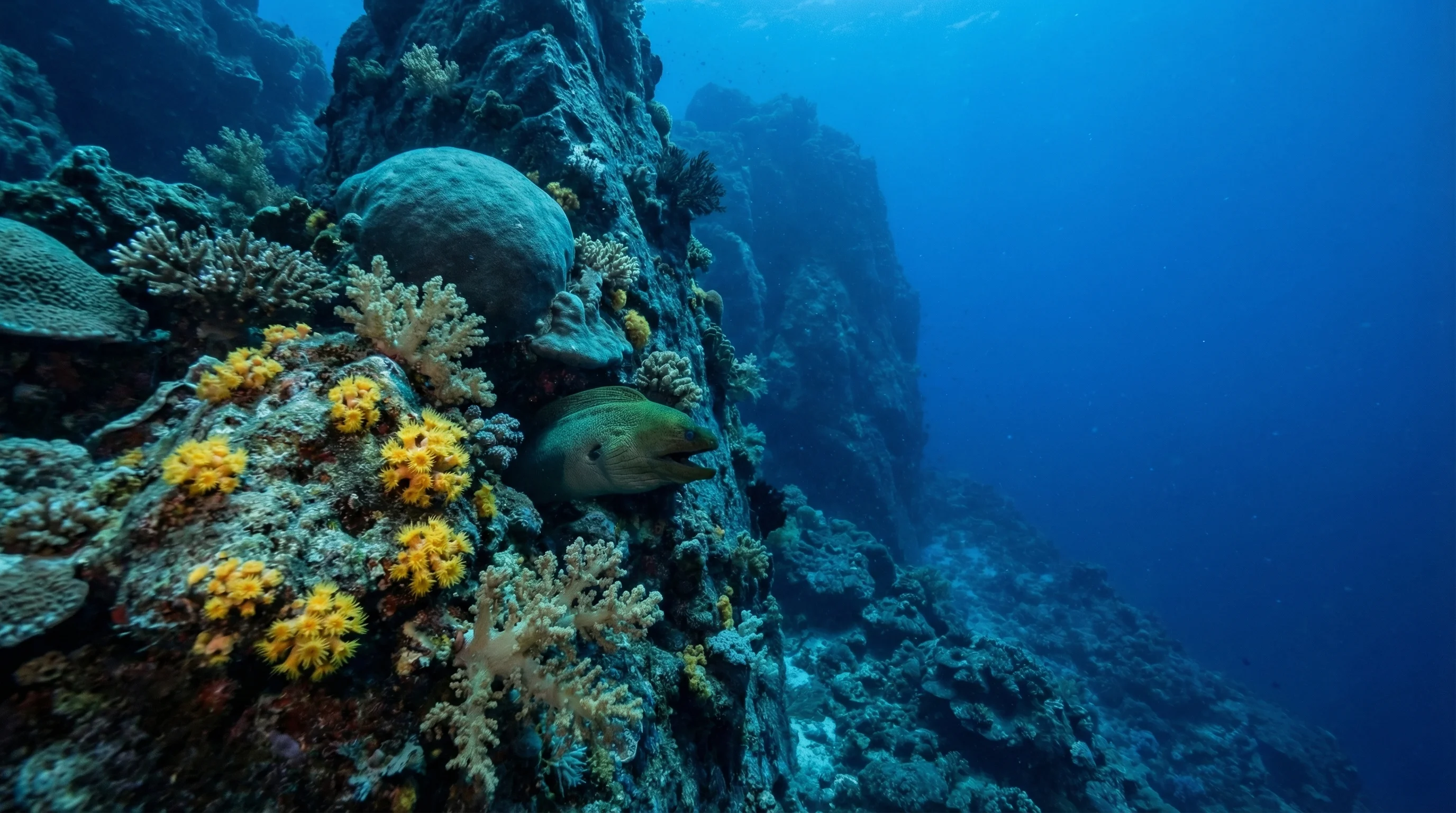 Dive site in Koh Tachai