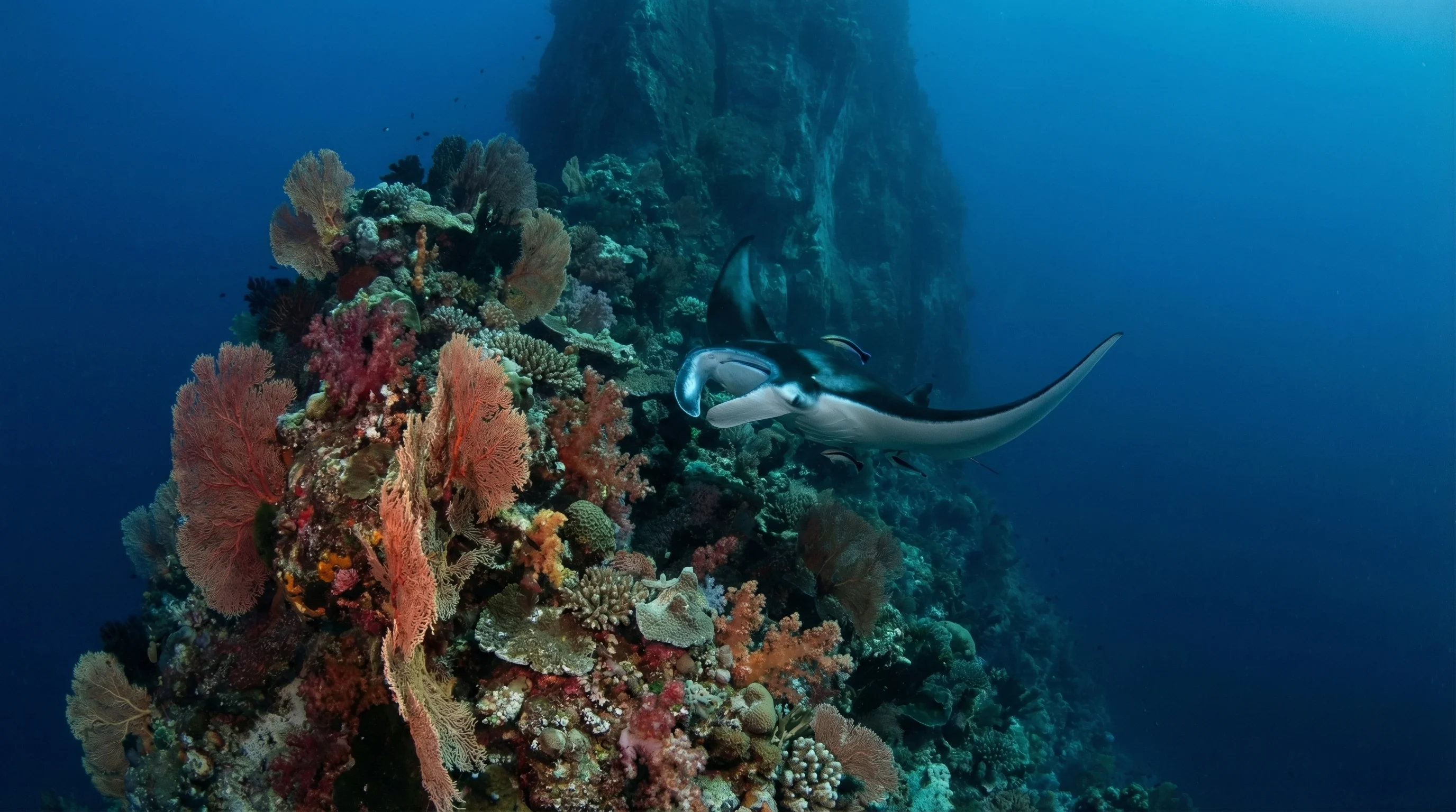 Dive site in Koh Tachai