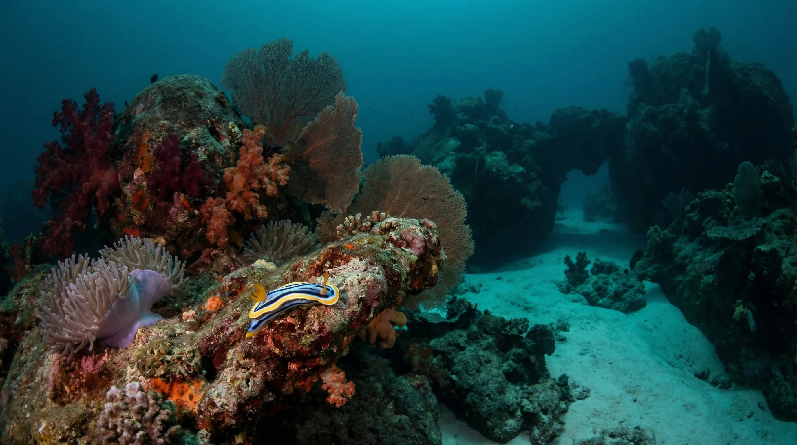 Dive site in Koh Tachai