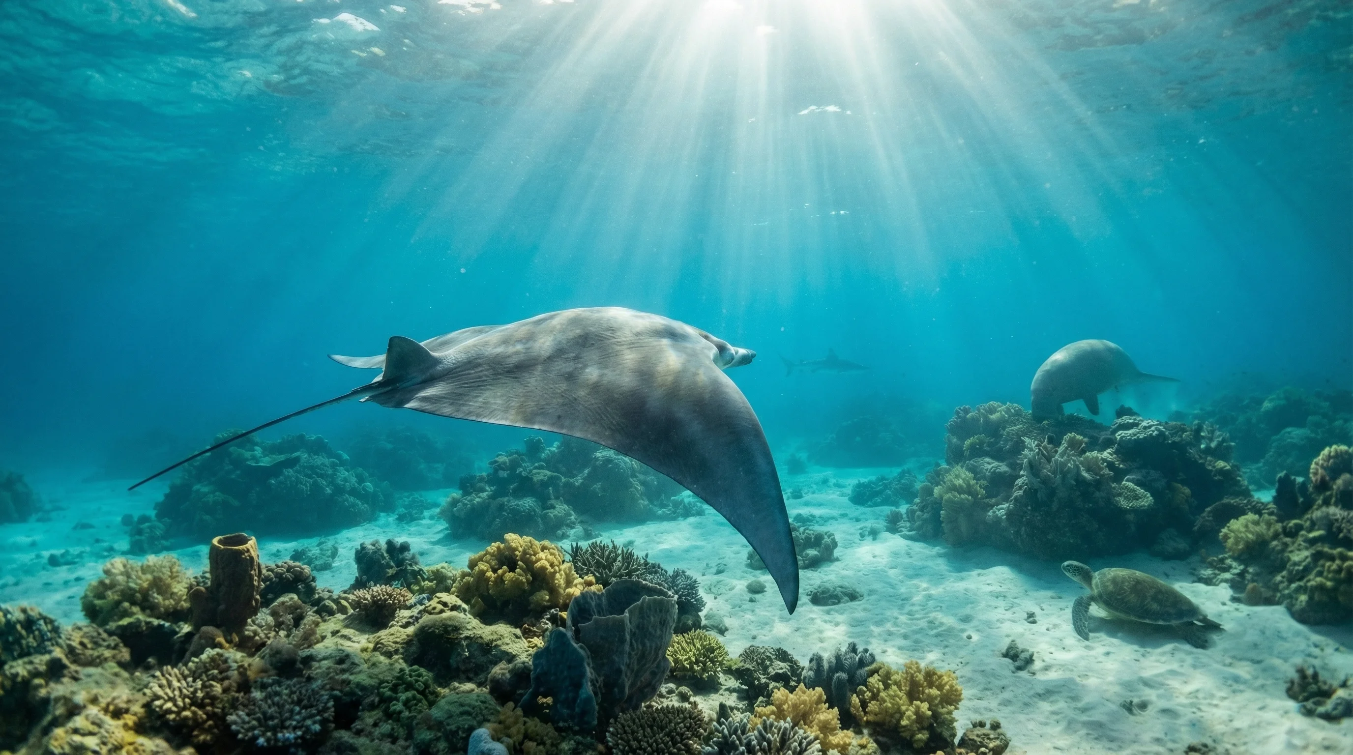 Dive site in Coral Bay