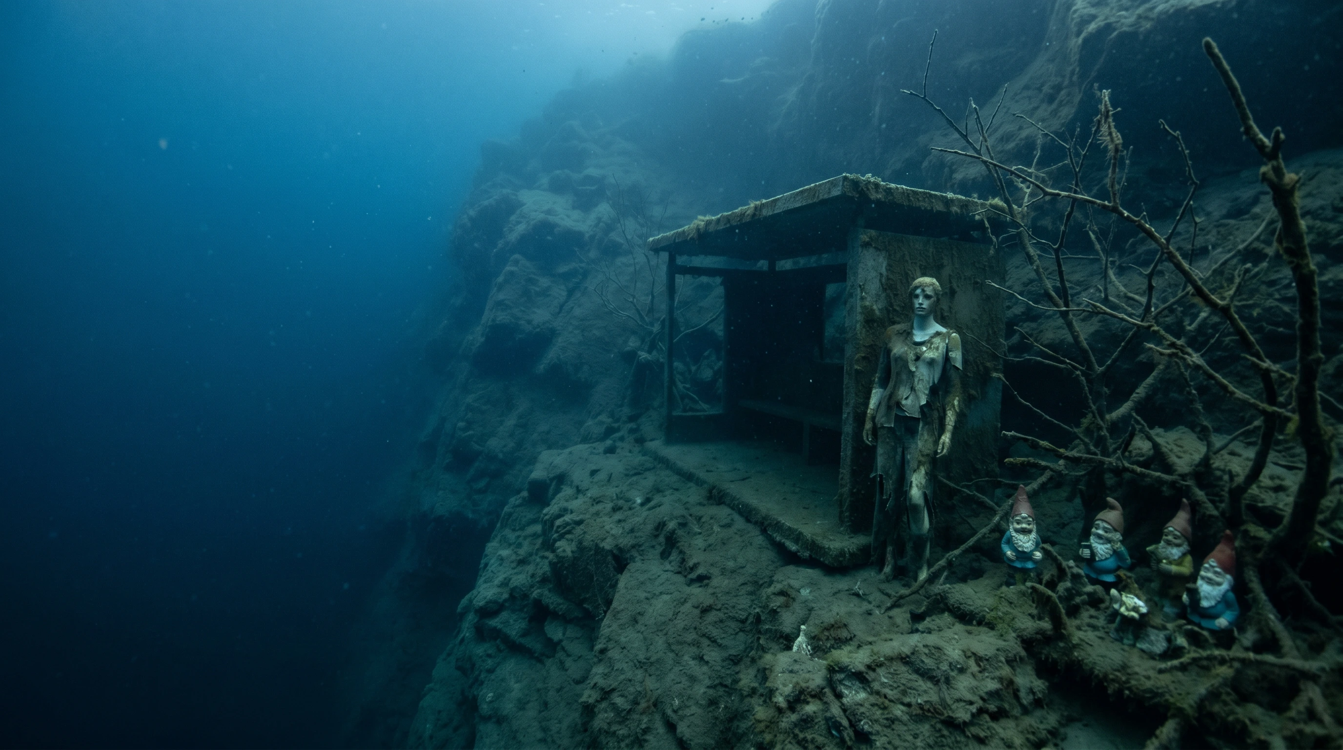 Dive site in Lake Geneva