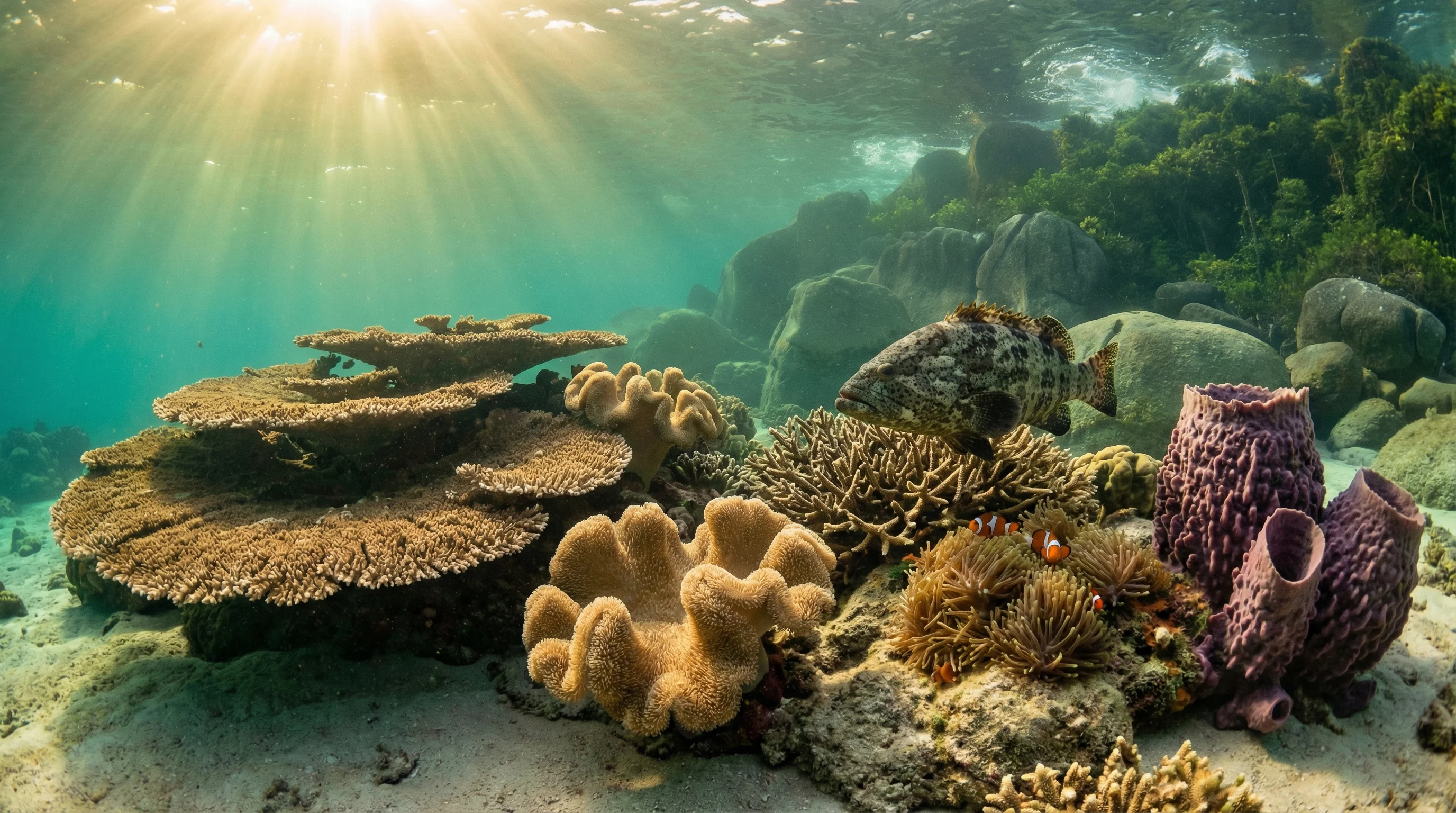 Dive site in Koh Nang Yuan