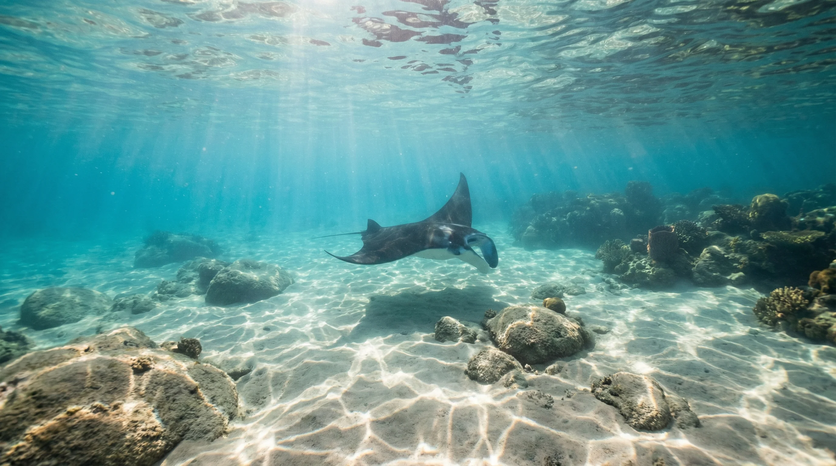 Dive site in Ningaloo Reef