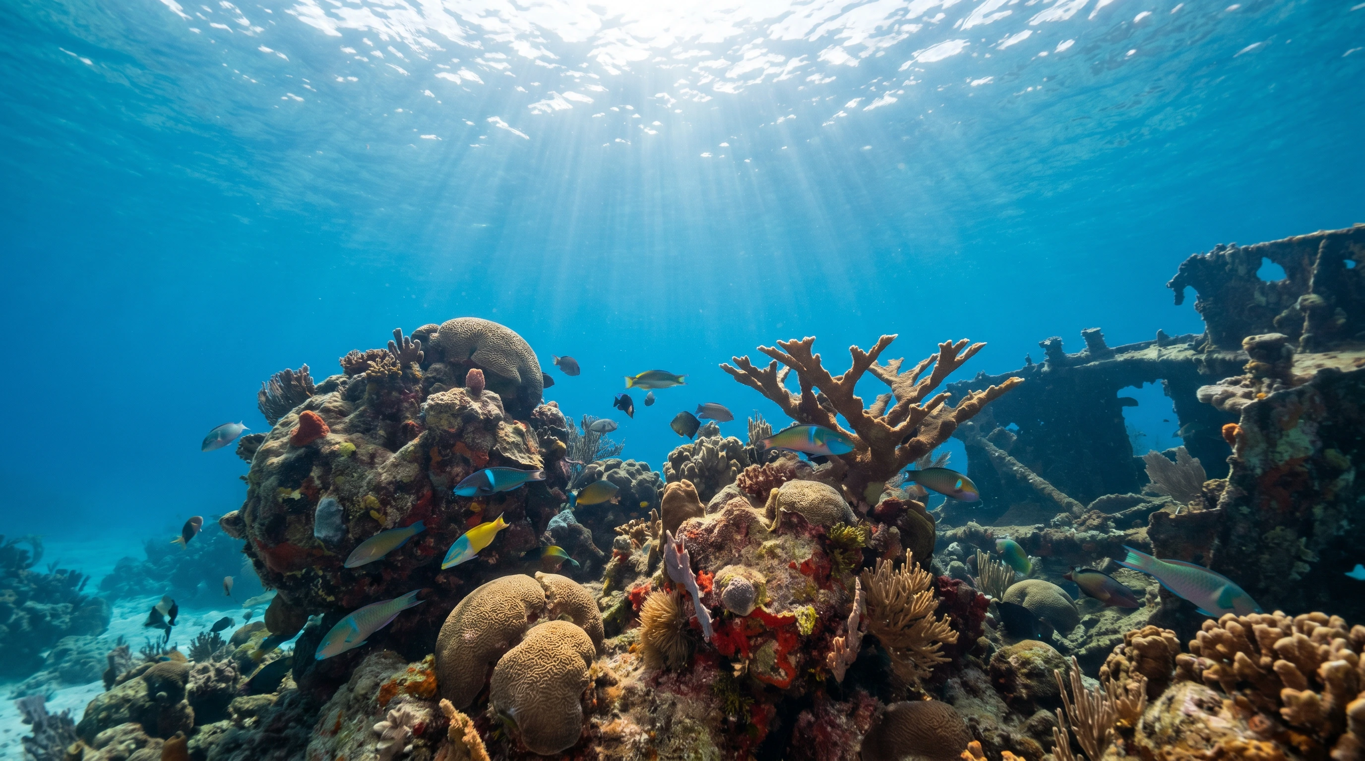 Dive site in Cayman Islands