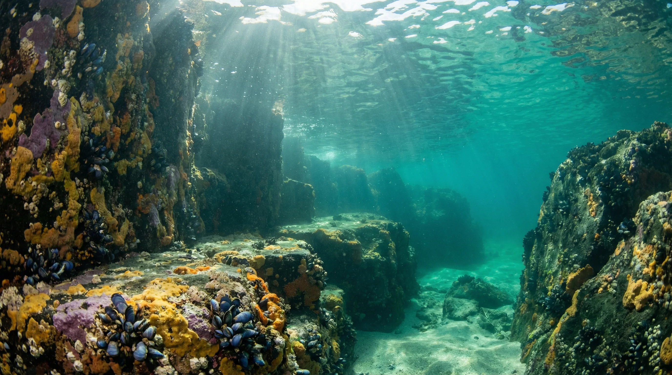 Dive site in Otago