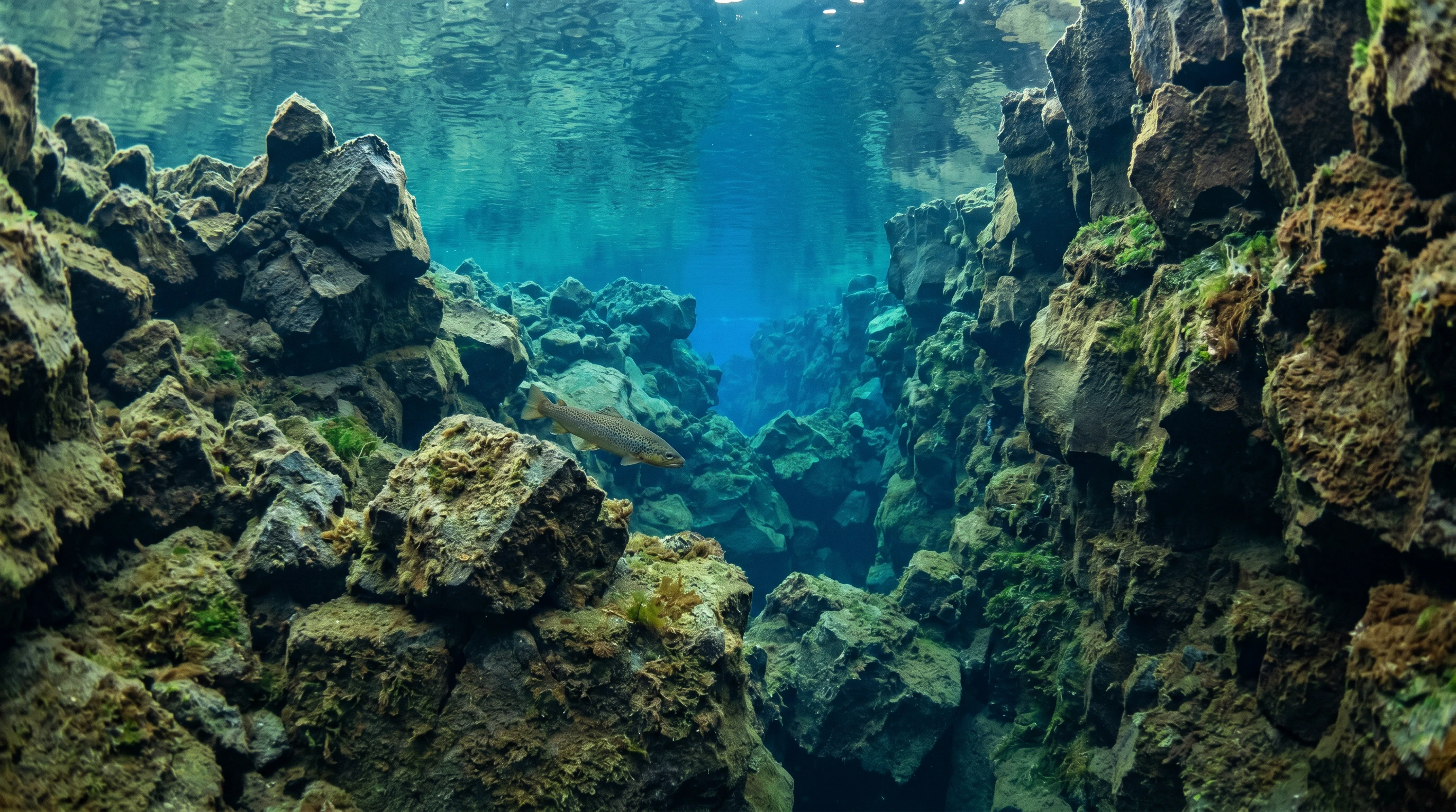 Dive site in Iceland