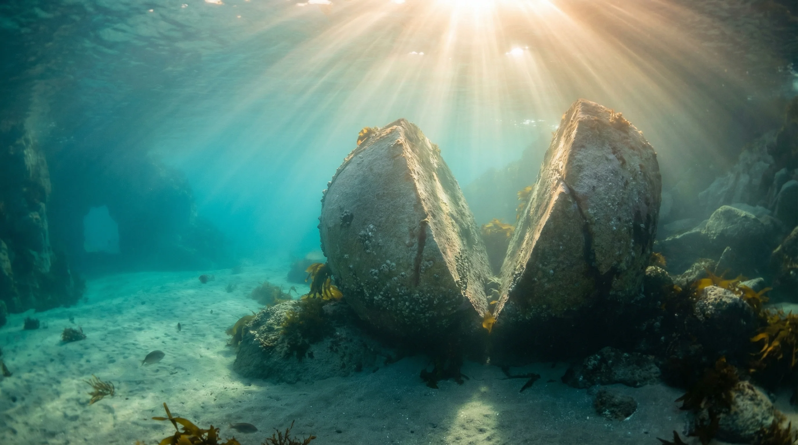 Dive site in South Island