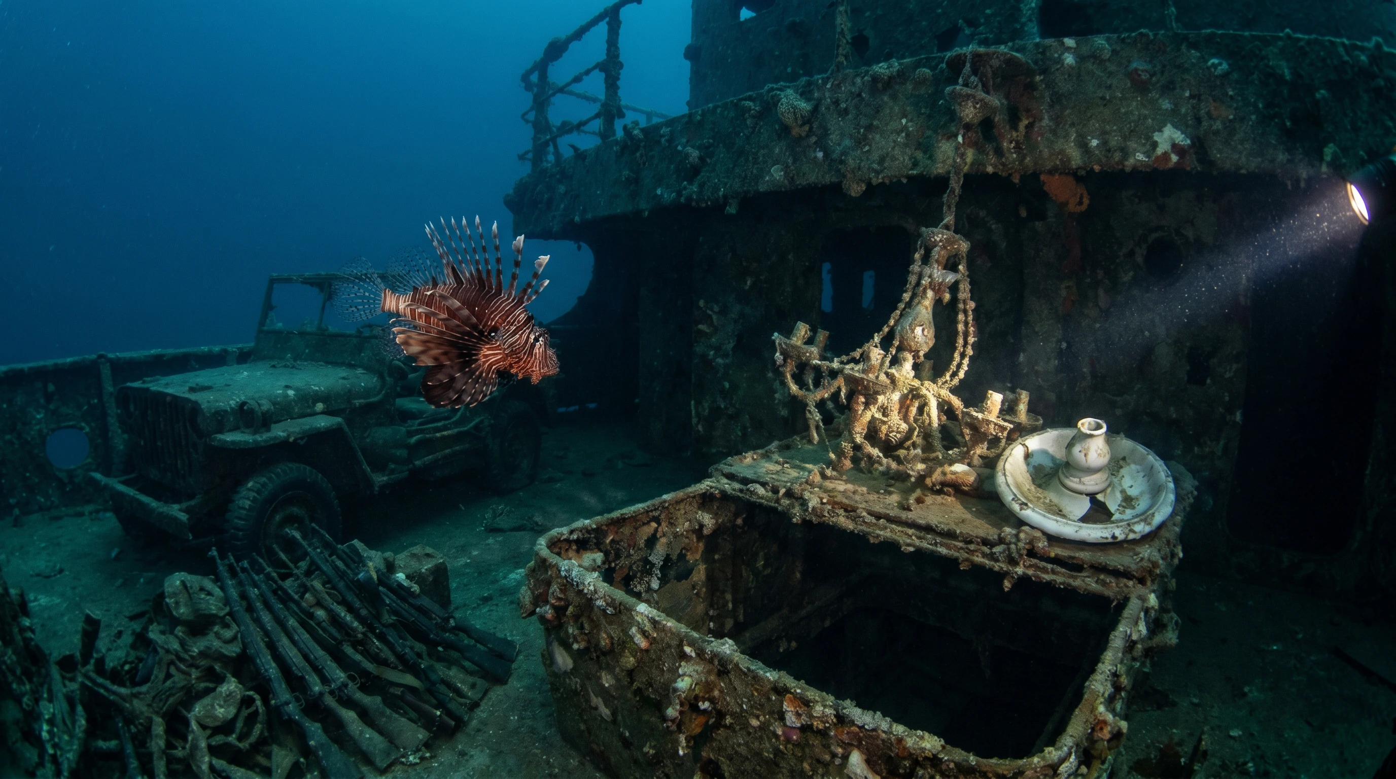 Dive site in Vanuatu