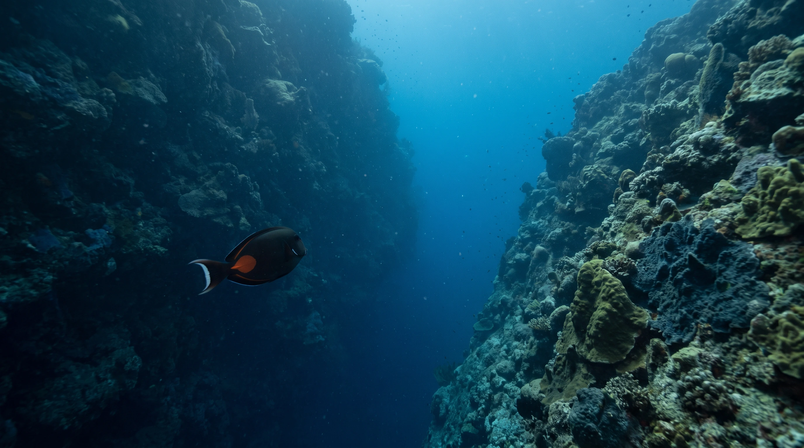 Dive site in French Polynesia