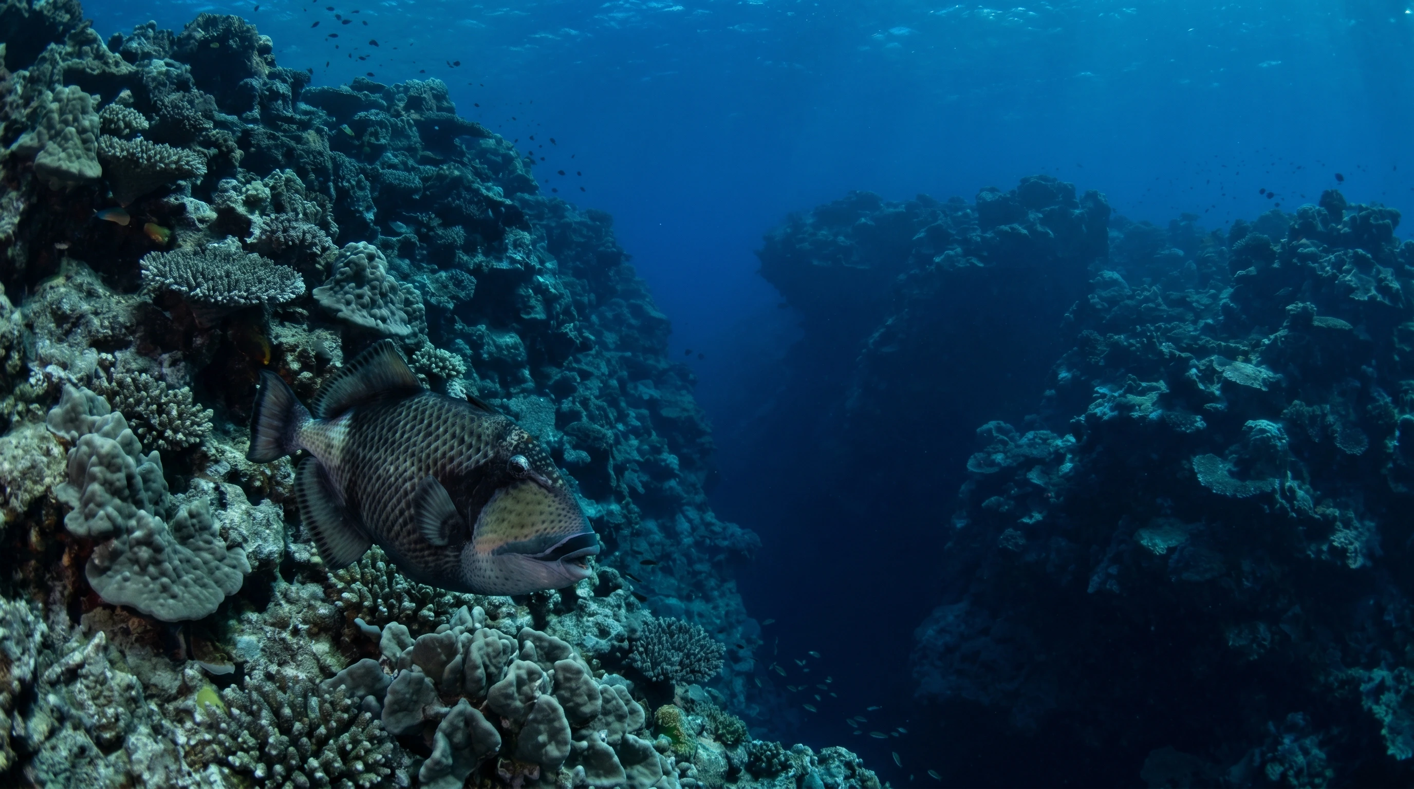 Dive site in Tuamotu Islands