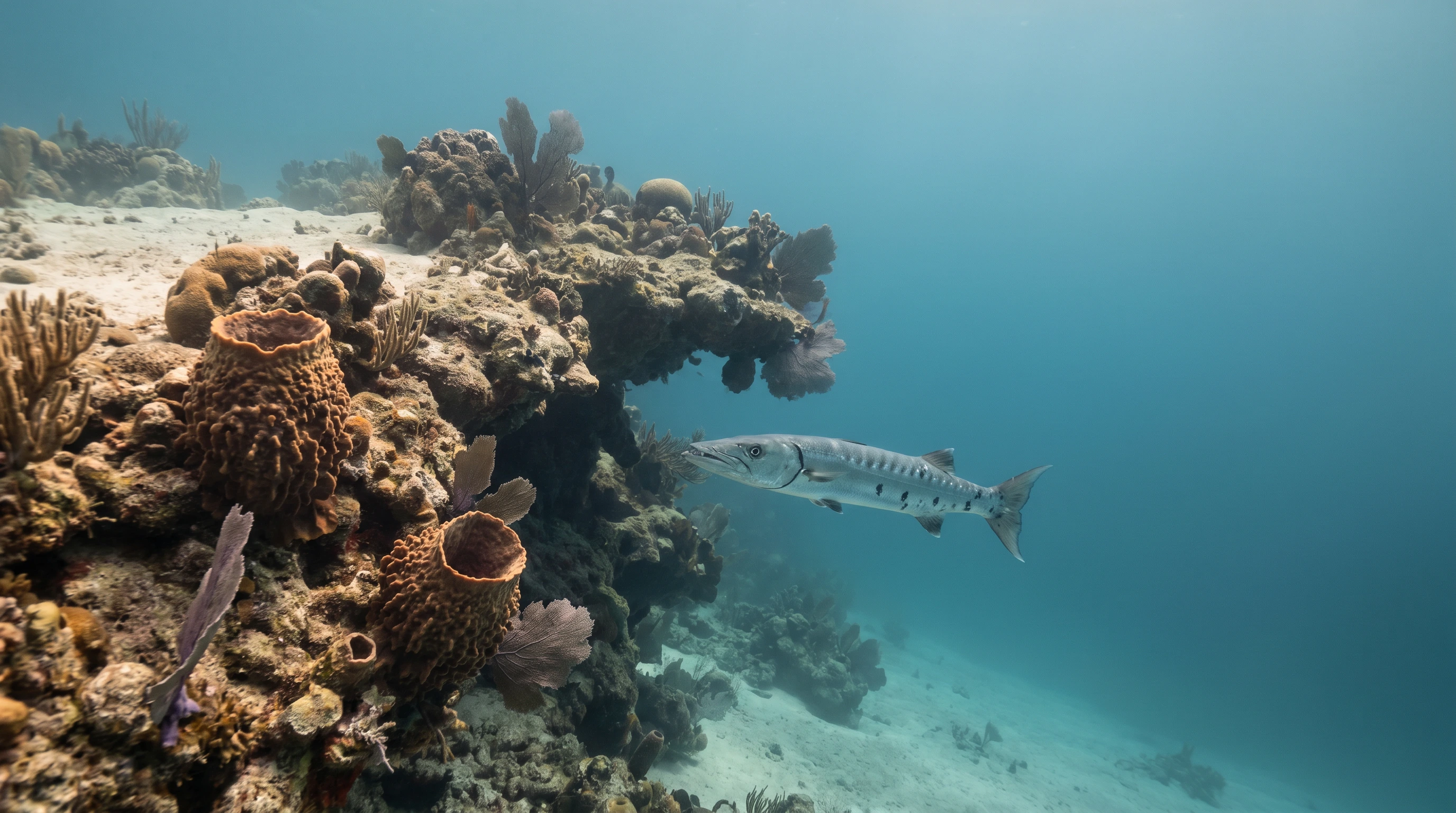 Dive site in West Bay