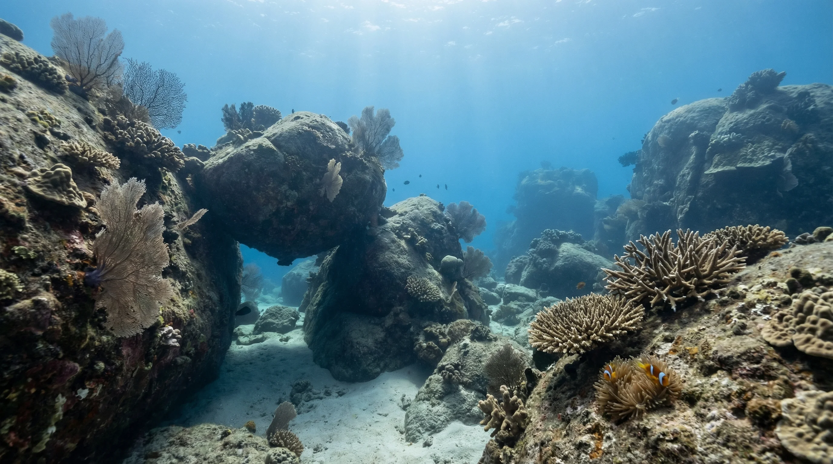 Dive site in Koh Tachai