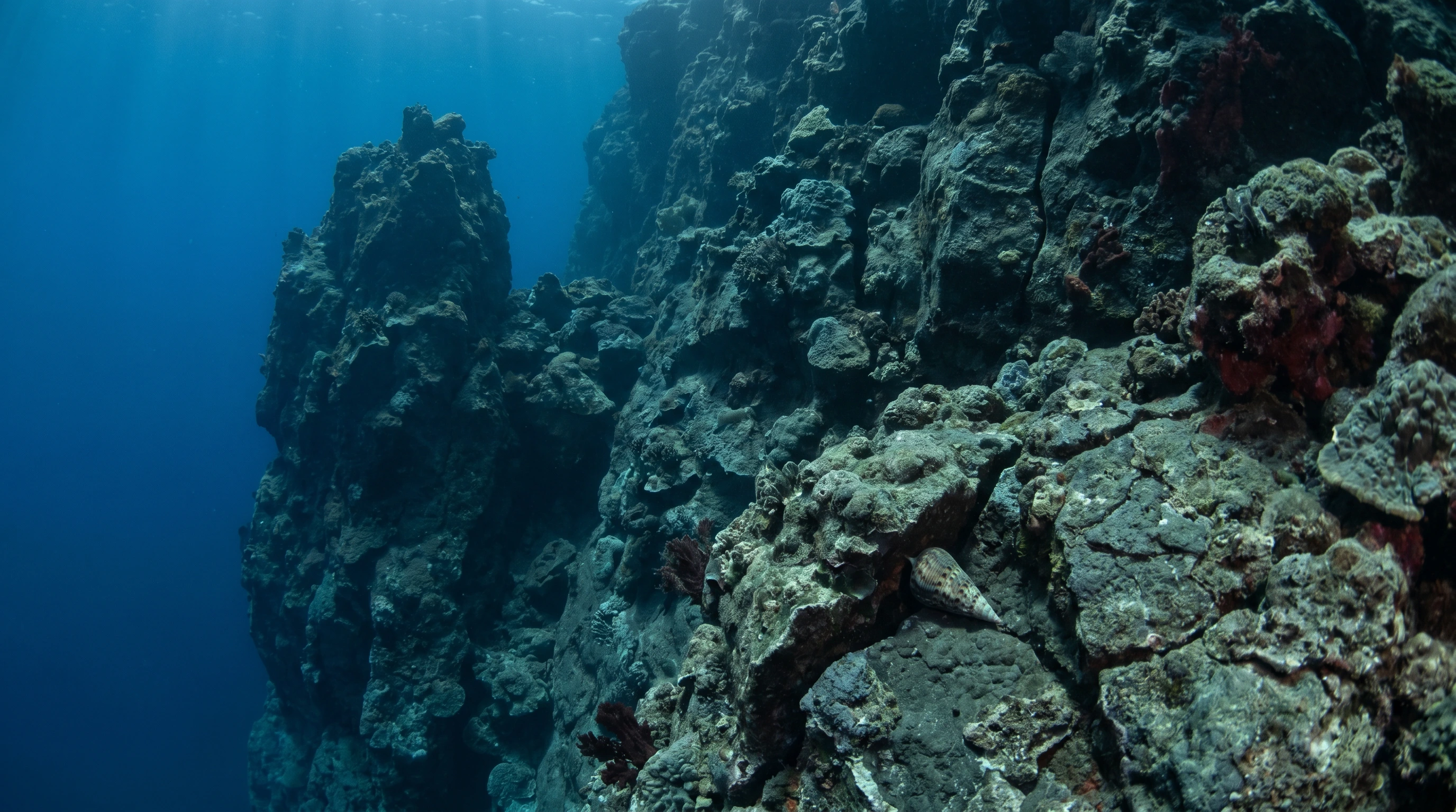 Dive site in Kauai