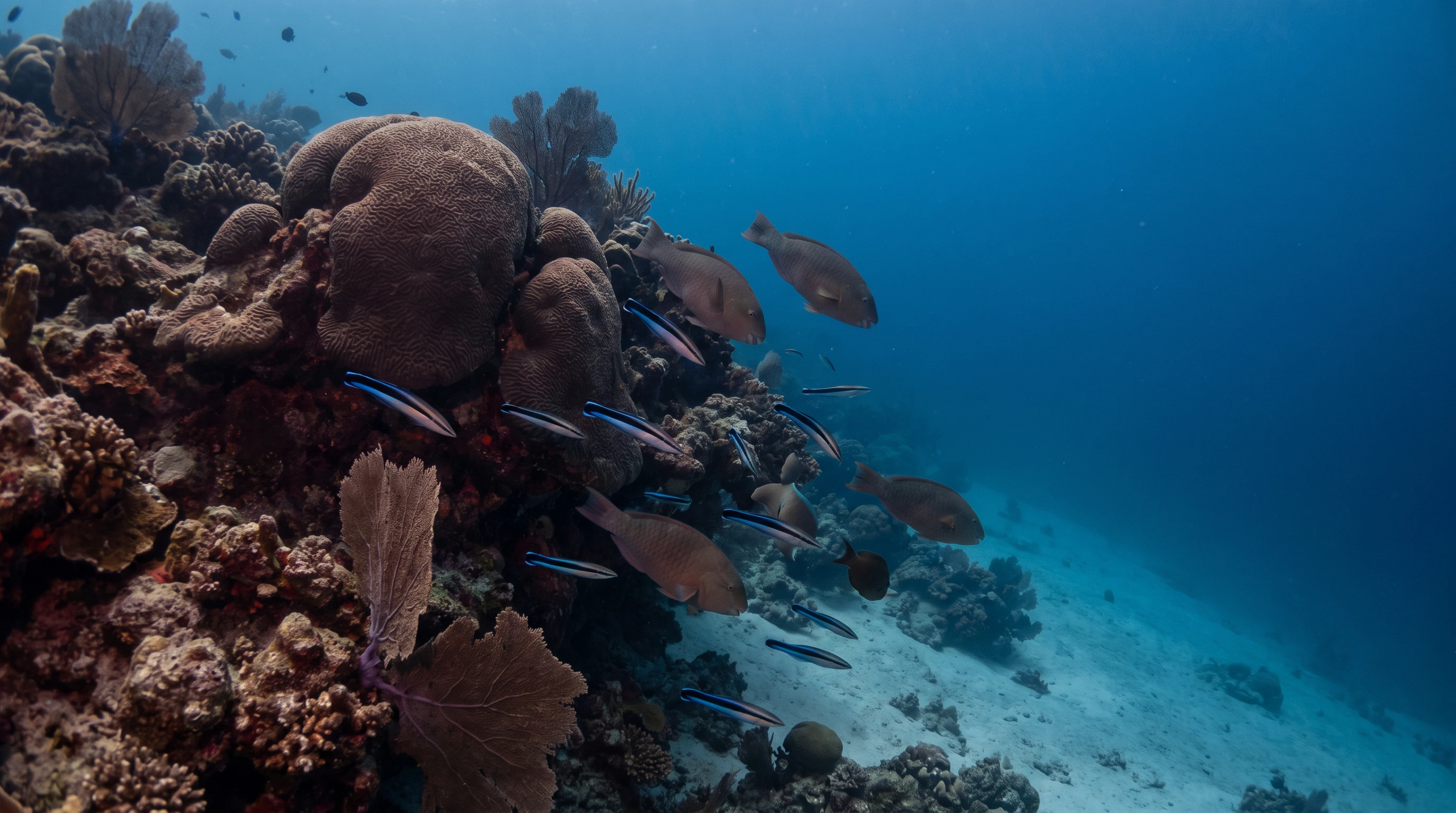 Dive site in Maldives