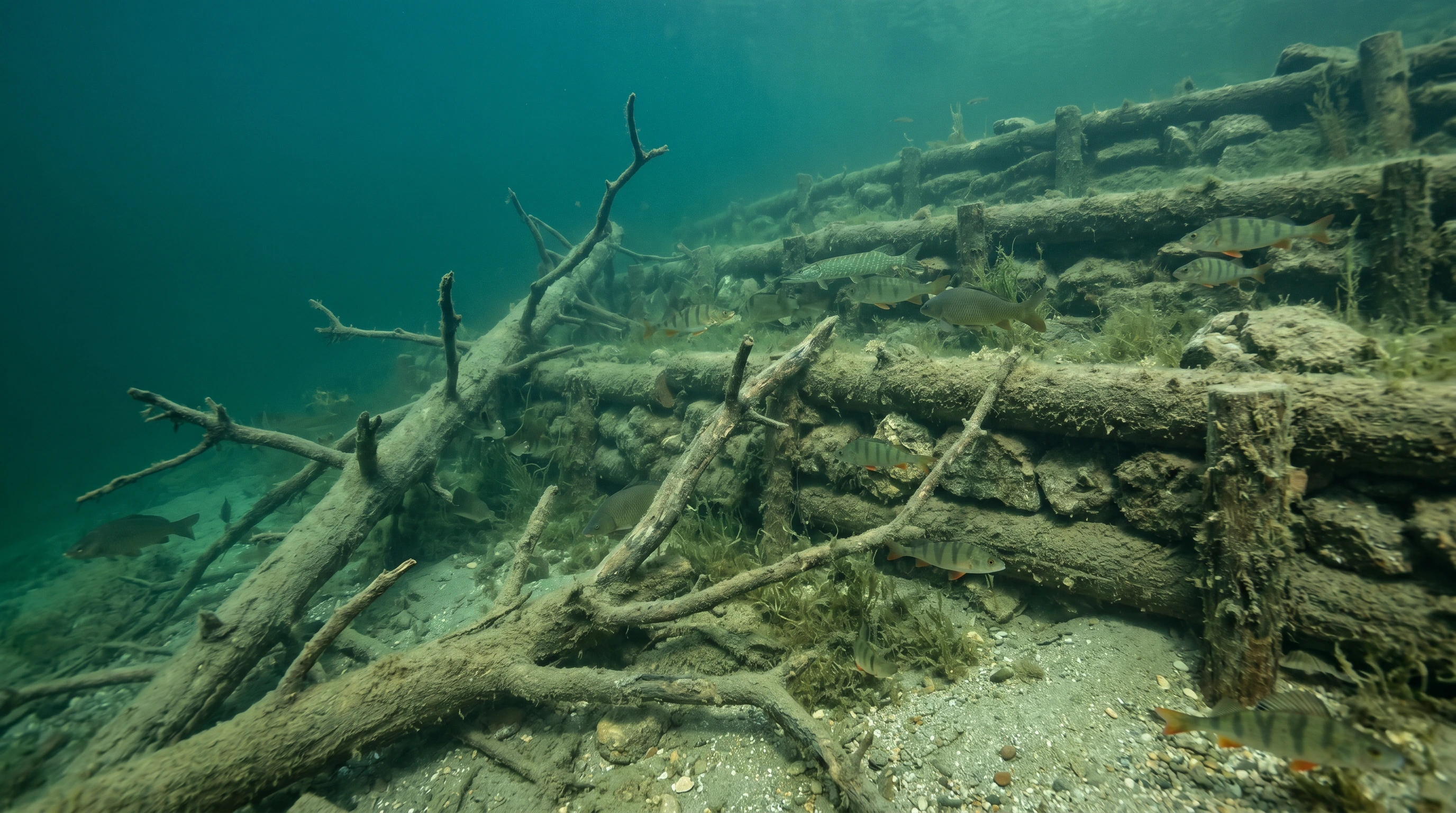 Dive site in Weissensee