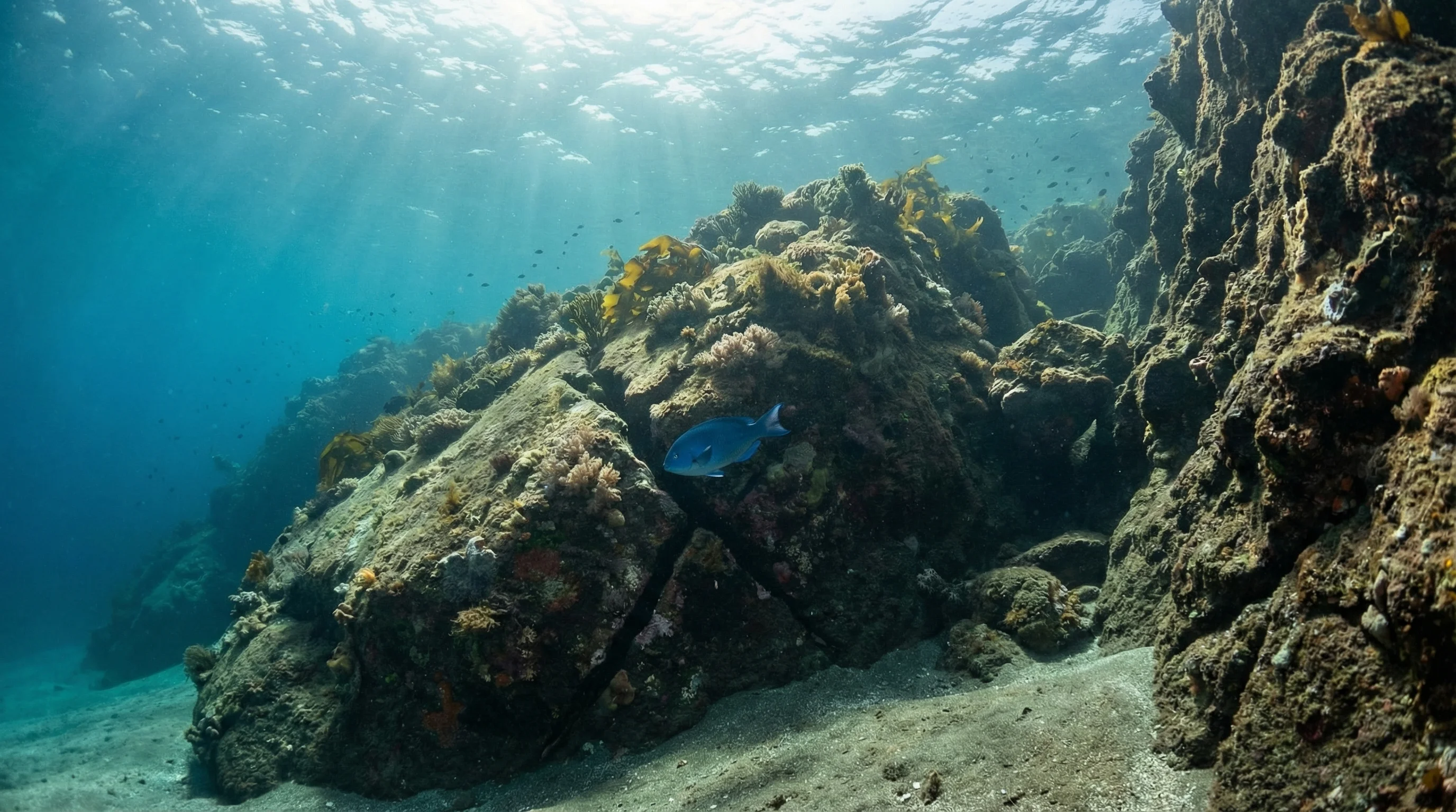 Dive site in New Zealand