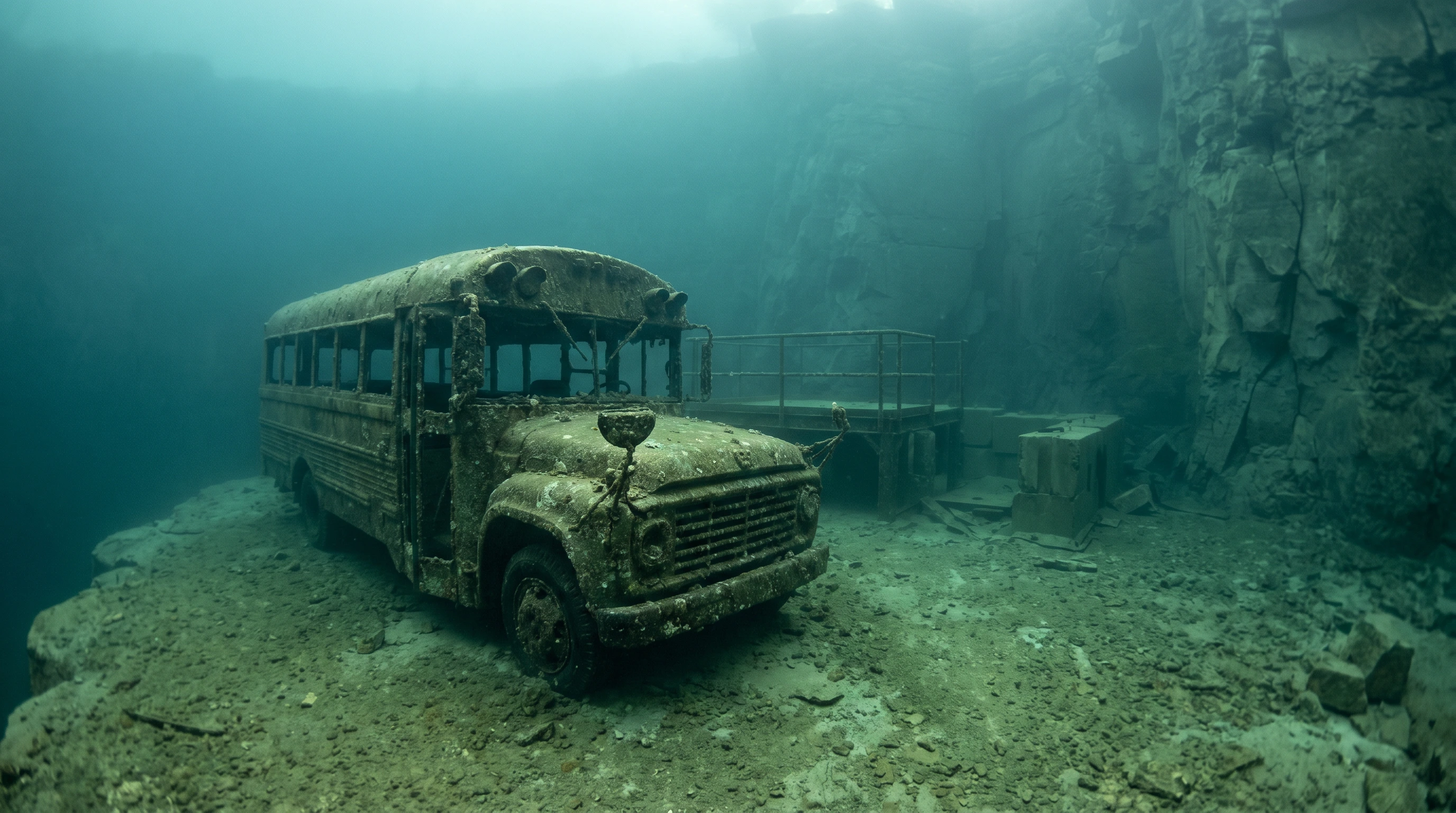 Dive site in Detroit River