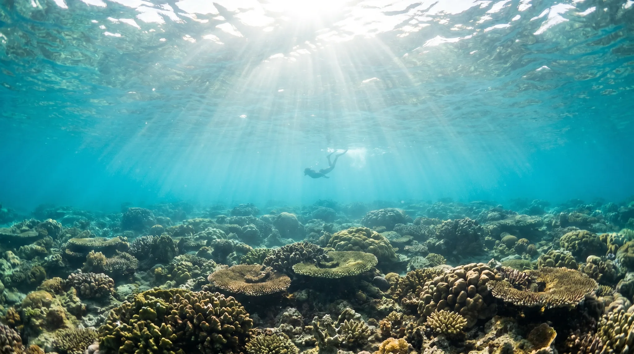 Dive site in Oman