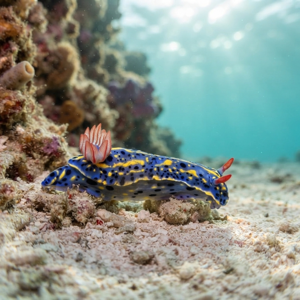 Blue Dorid Nudibranch