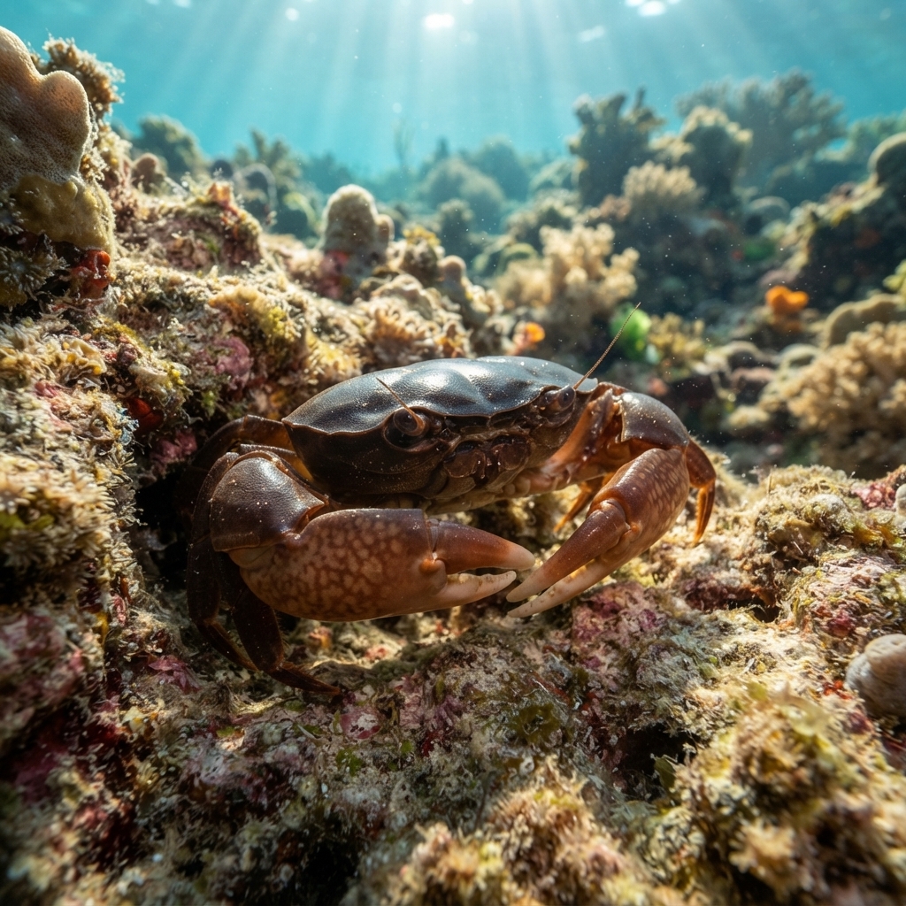 Brown Guard Crab