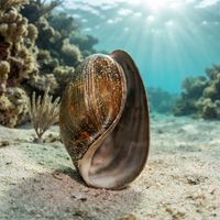 Brown Bubble Shell