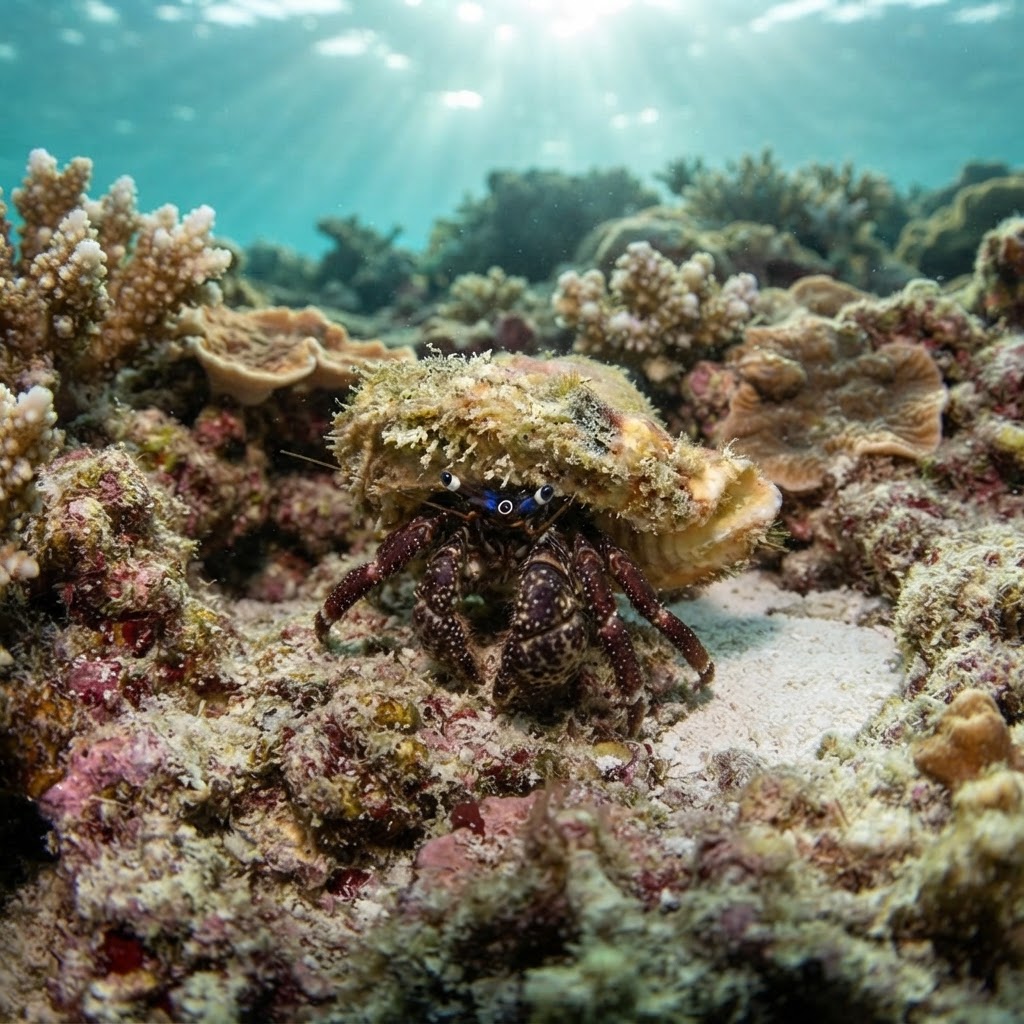 Hawaiian Whitefoot Hermit